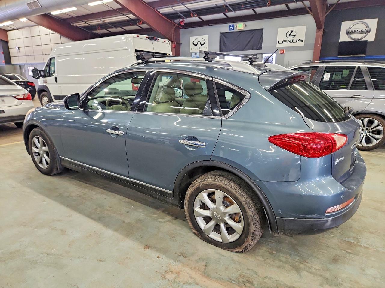 2008 Infiniti Ex35 Base Синий vin: JNKAJ09F08M355536