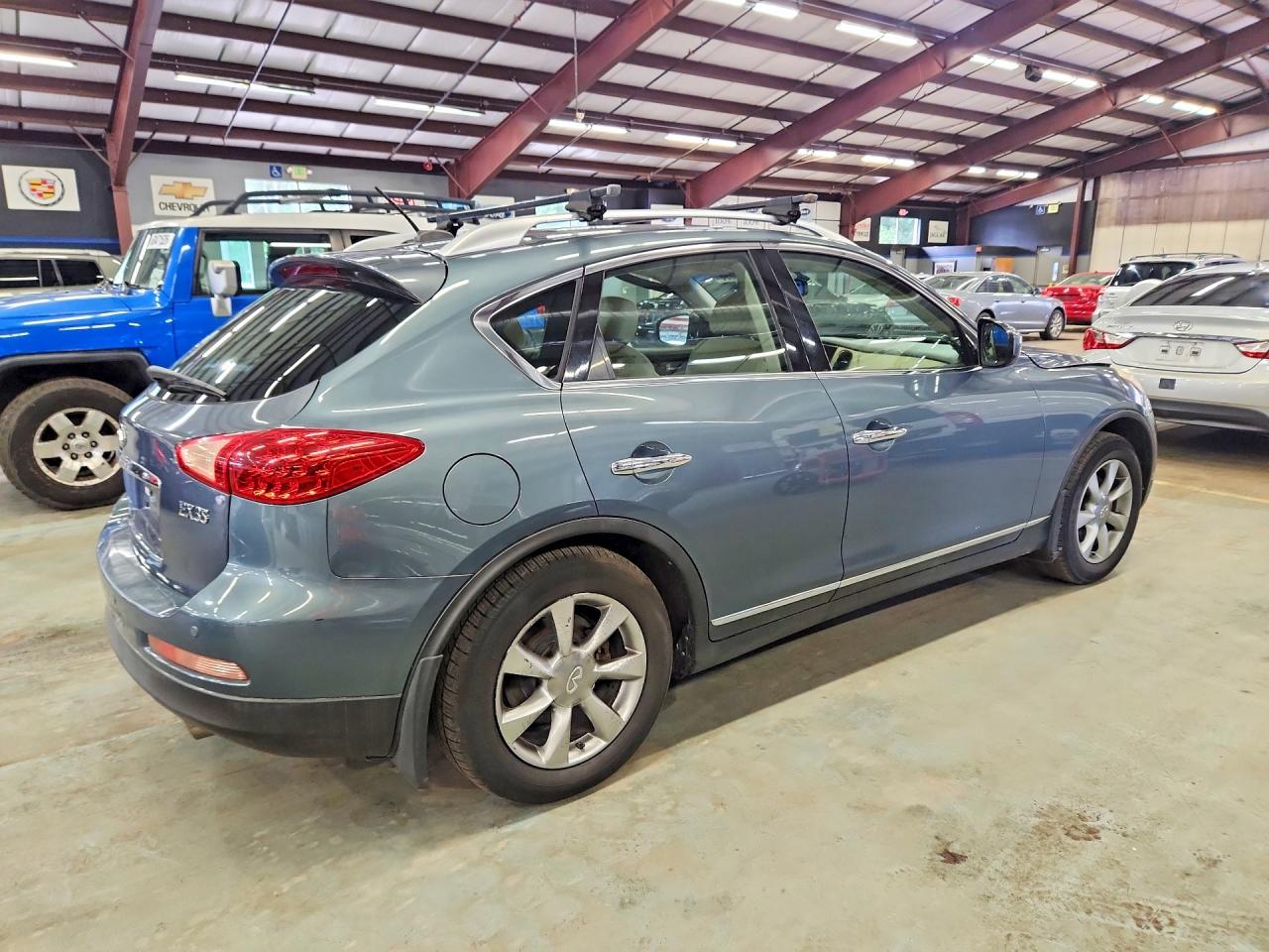2008 Infiniti Ex35 Base Синий vin: JNKAJ09F08M355536