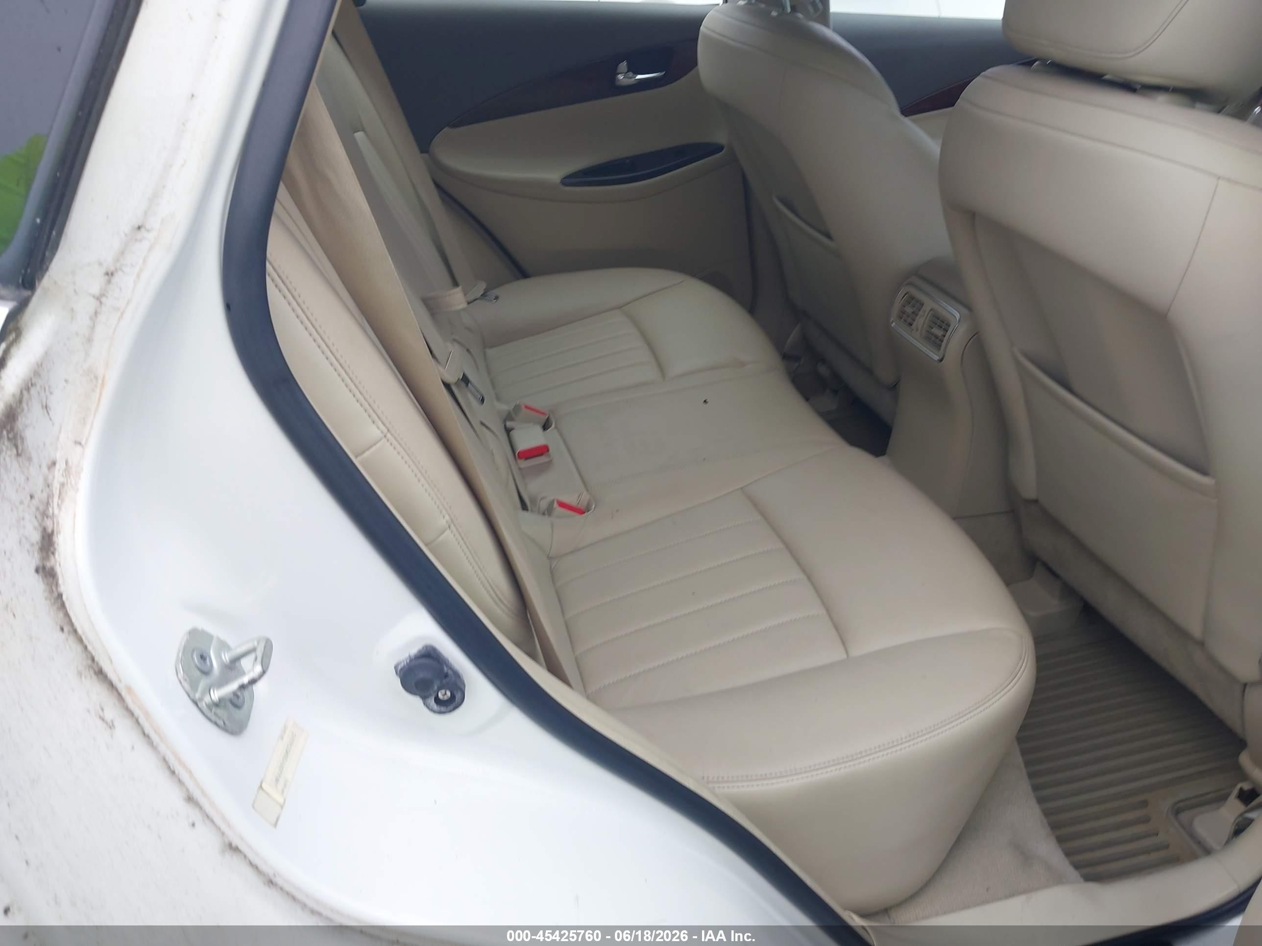 2008 Infiniti Ex35 Journey White vin: JNKAJ09F08M356265