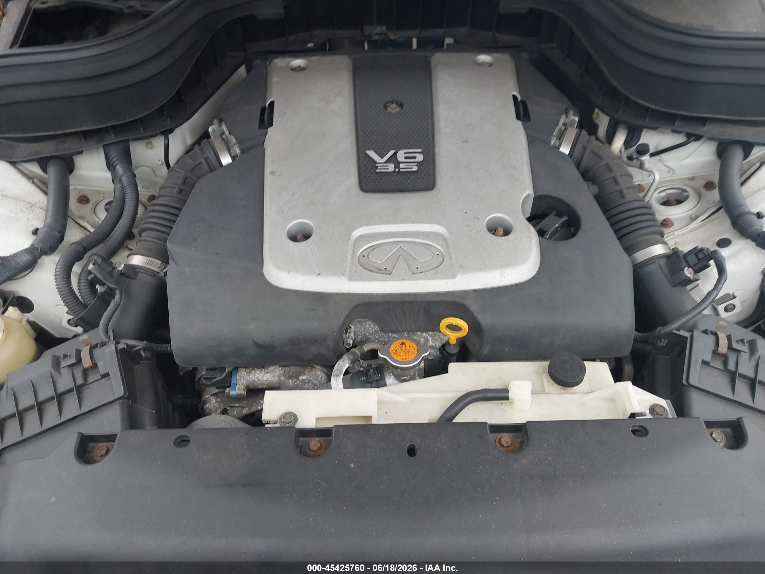 2008 Infiniti Ex35 Journey White vin: JNKAJ09F08M356265