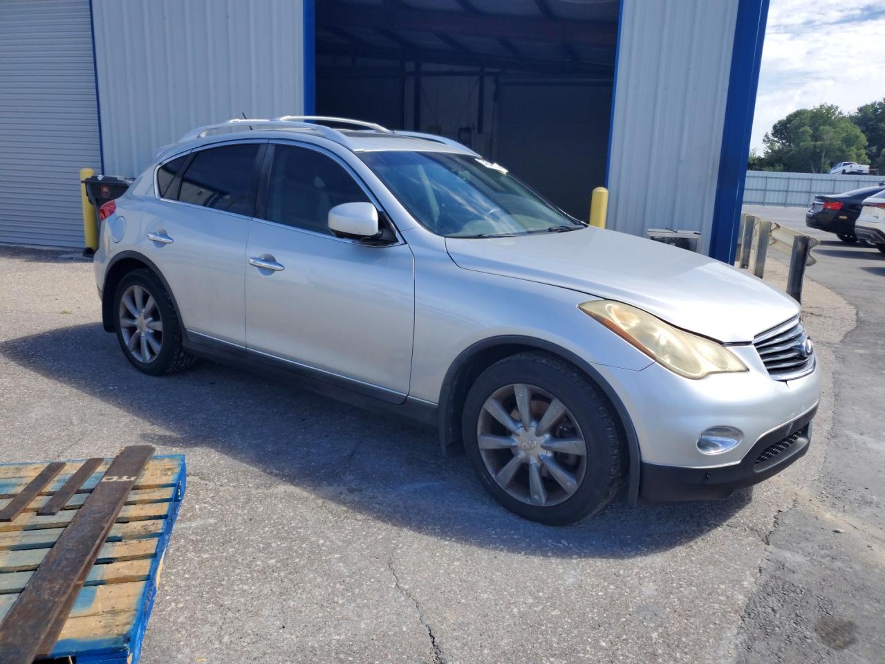 2008 Infiniti Ex35 Base Silver vin: JNKAJ09F08M358405