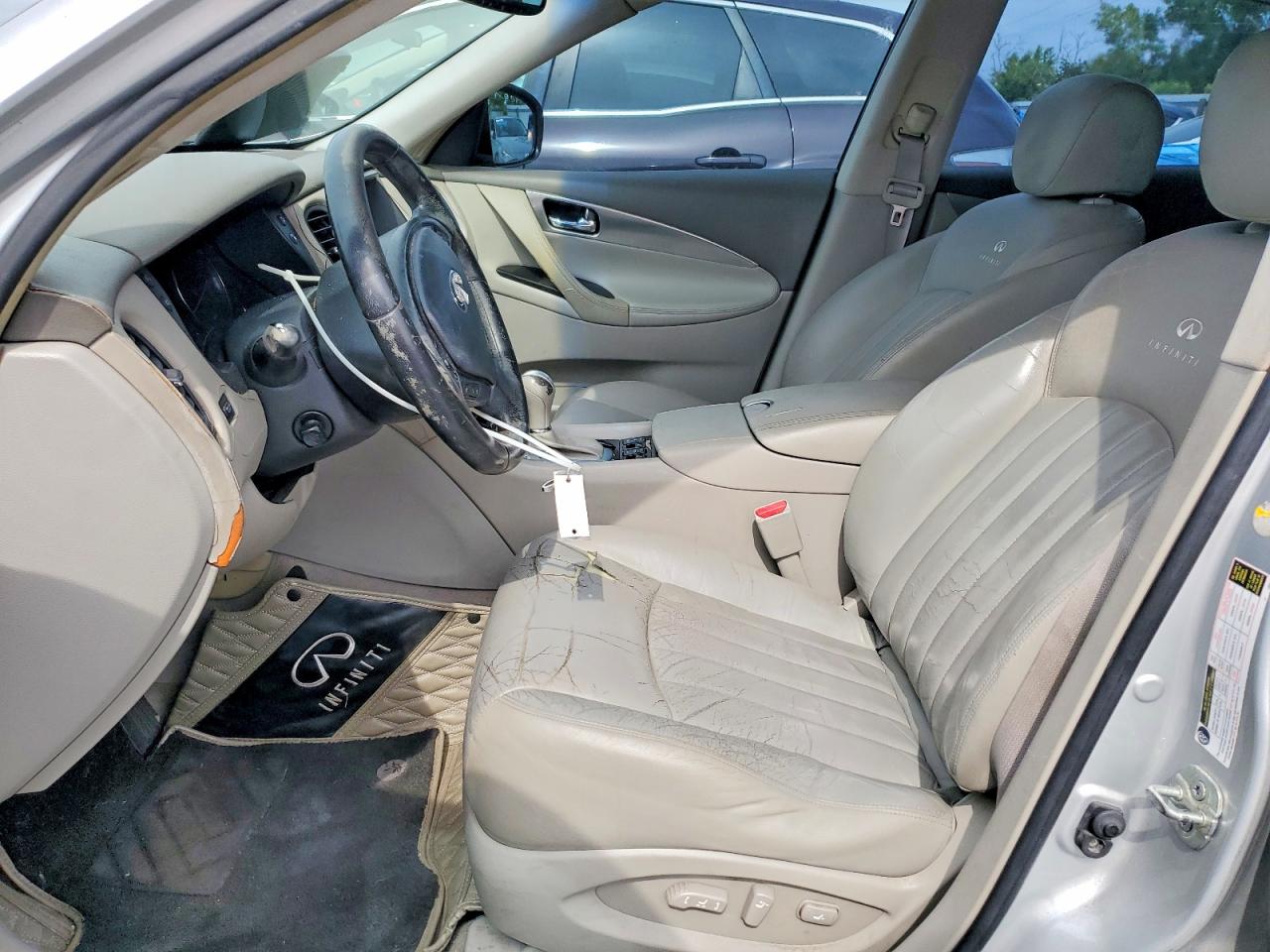 2008 Infiniti Ex35 Base Silver vin: JNKAJ09F08M358405