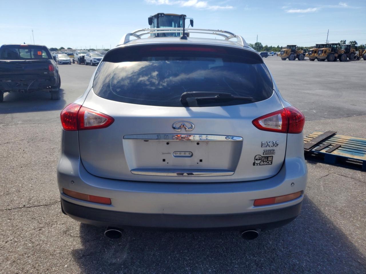 2008 Infiniti Ex35 Base Silver vin: JNKAJ09F08M358405