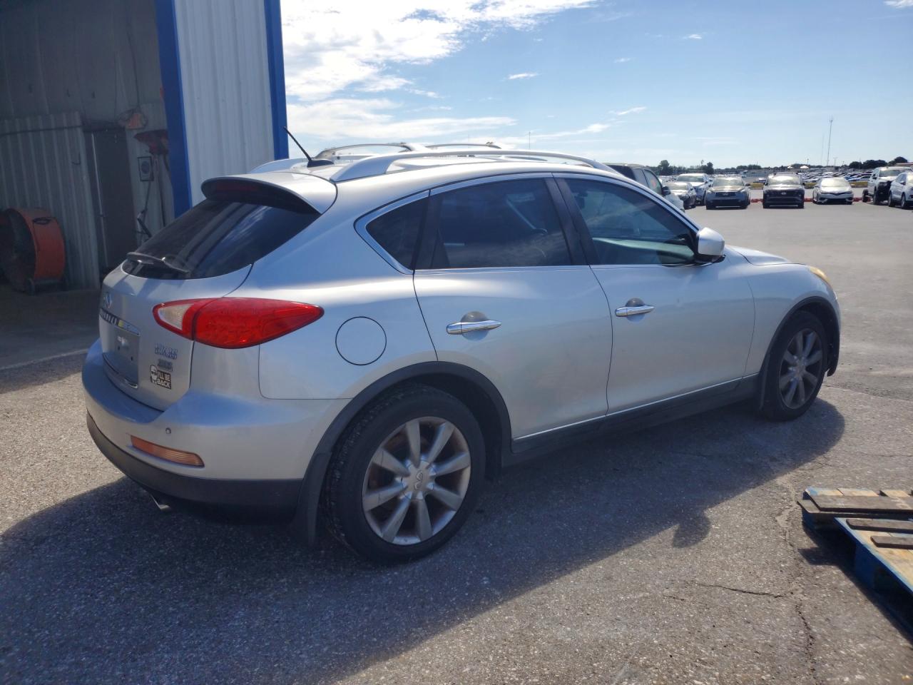 2008 Infiniti Ex35 Base Silver vin: JNKAJ09F08M358405