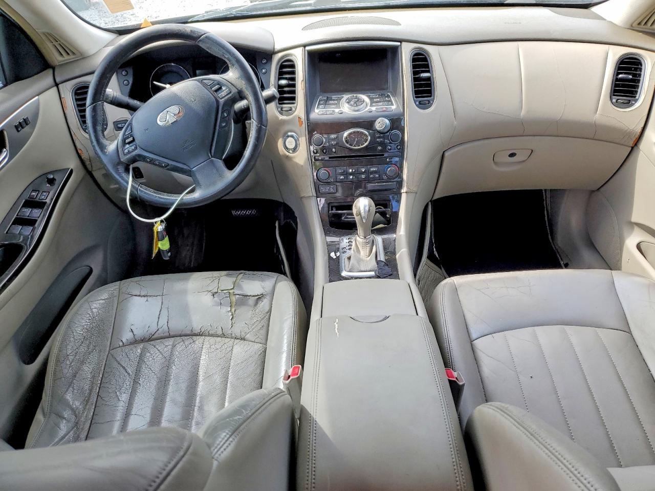 2008 Infiniti Ex35 Base Silver vin: JNKAJ09F08M358405