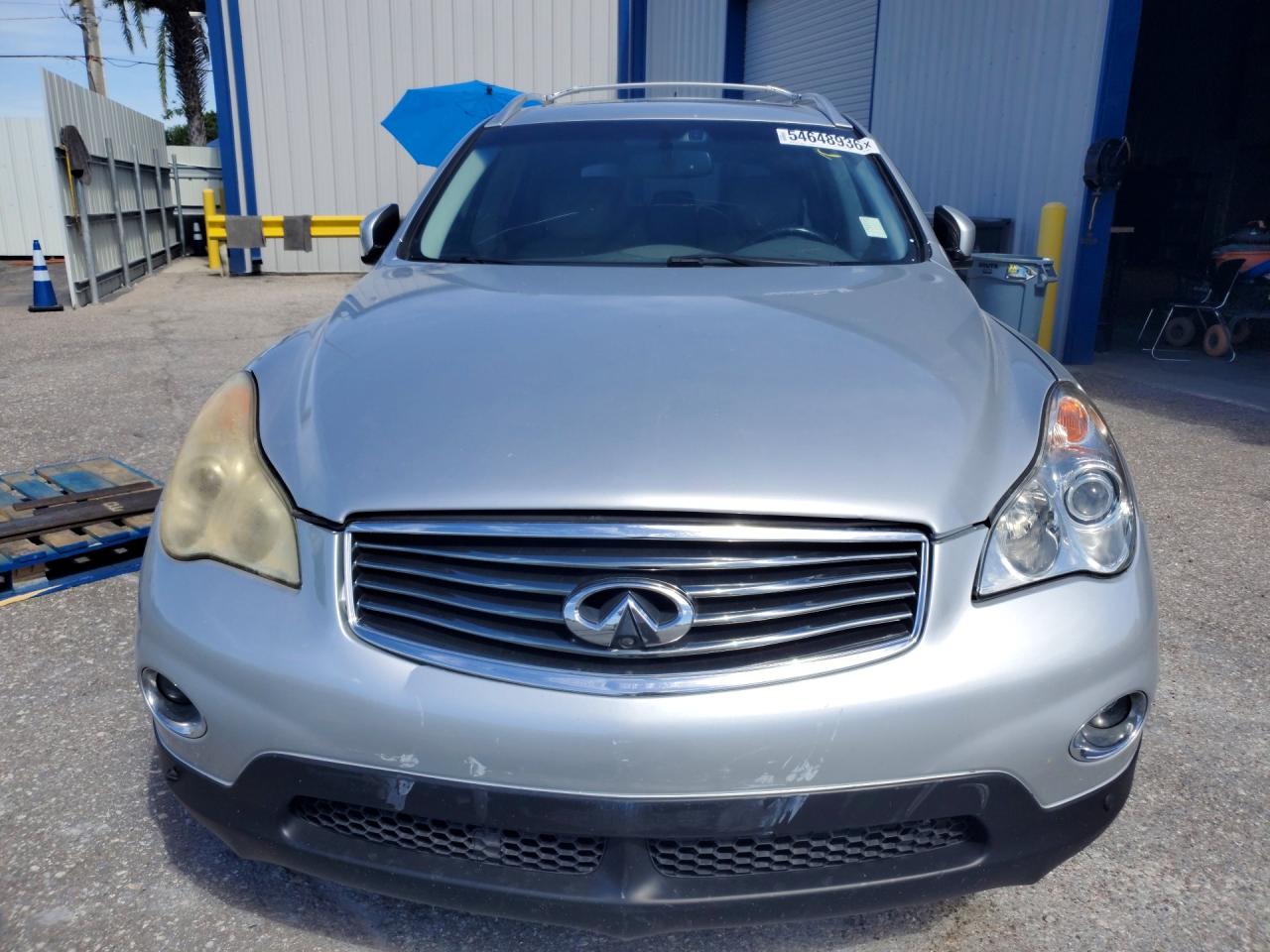 2008 Infiniti Ex35 Base Silver vin: JNKAJ09F08M358405