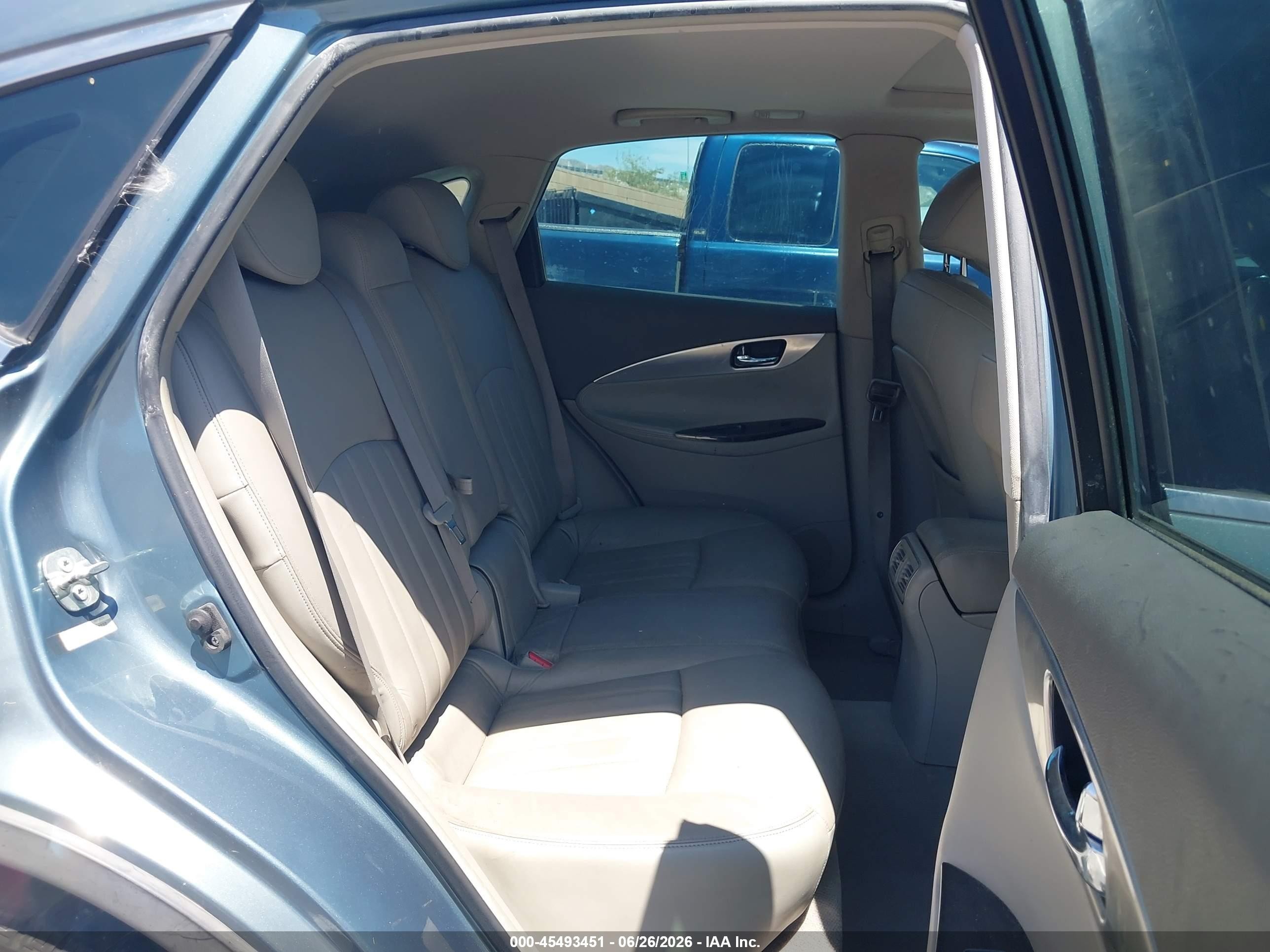 2008 Infiniti Ex35 Journey Blue vin: JNKAJ09F08M358730