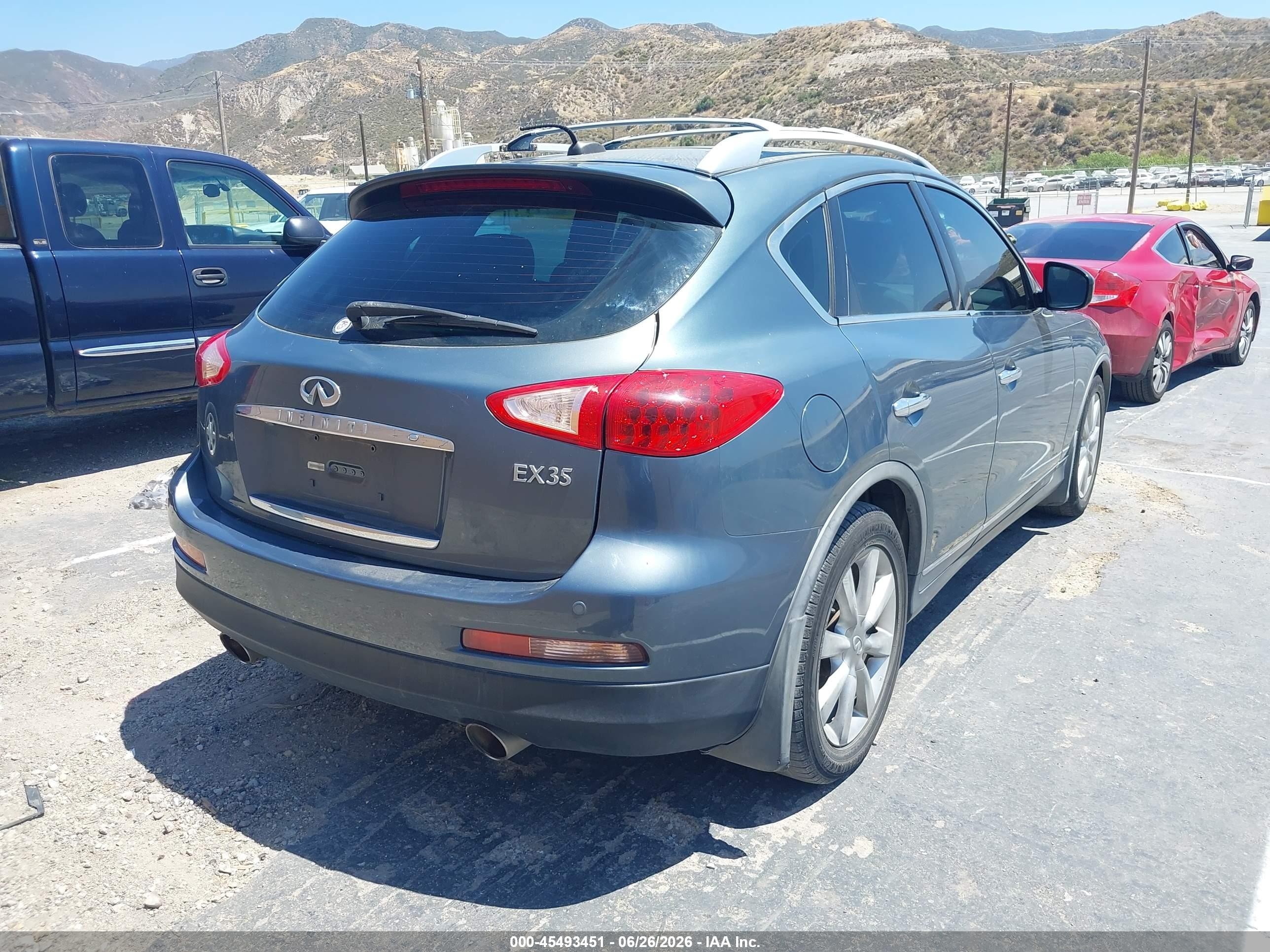 2008 Infiniti Ex35 Journey Blue vin: JNKAJ09F08M358730