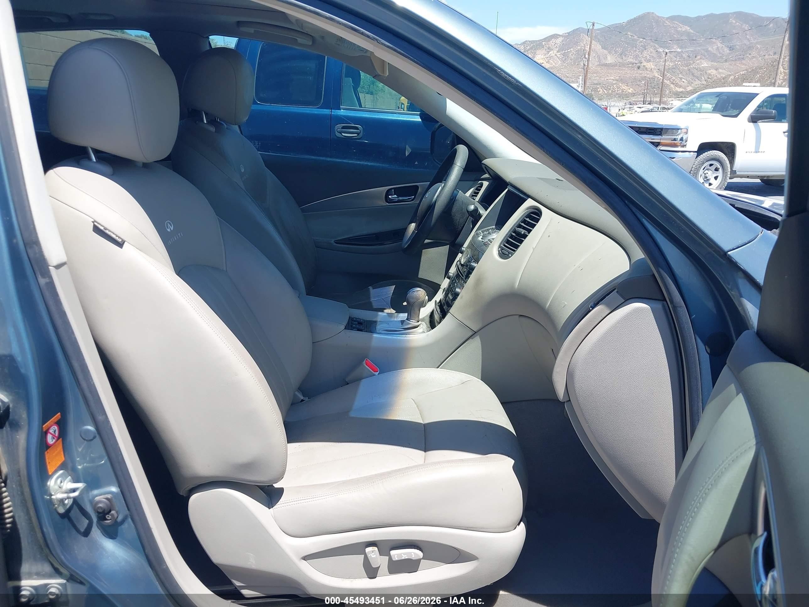 2008 Infiniti Ex35 Journey Blue vin: JNKAJ09F08M358730