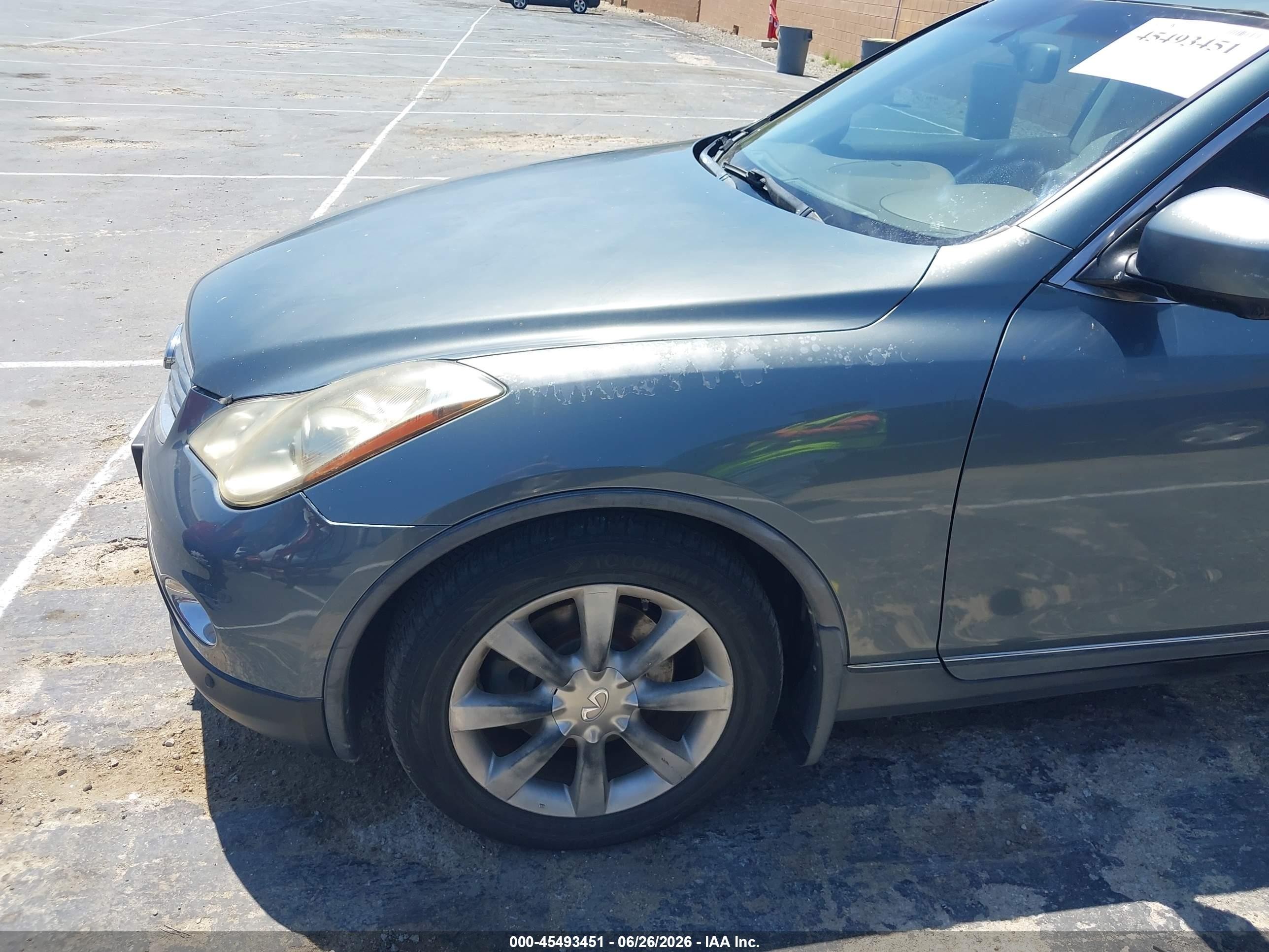 2008 Infiniti Ex35 Journey Blue vin: JNKAJ09F08M358730