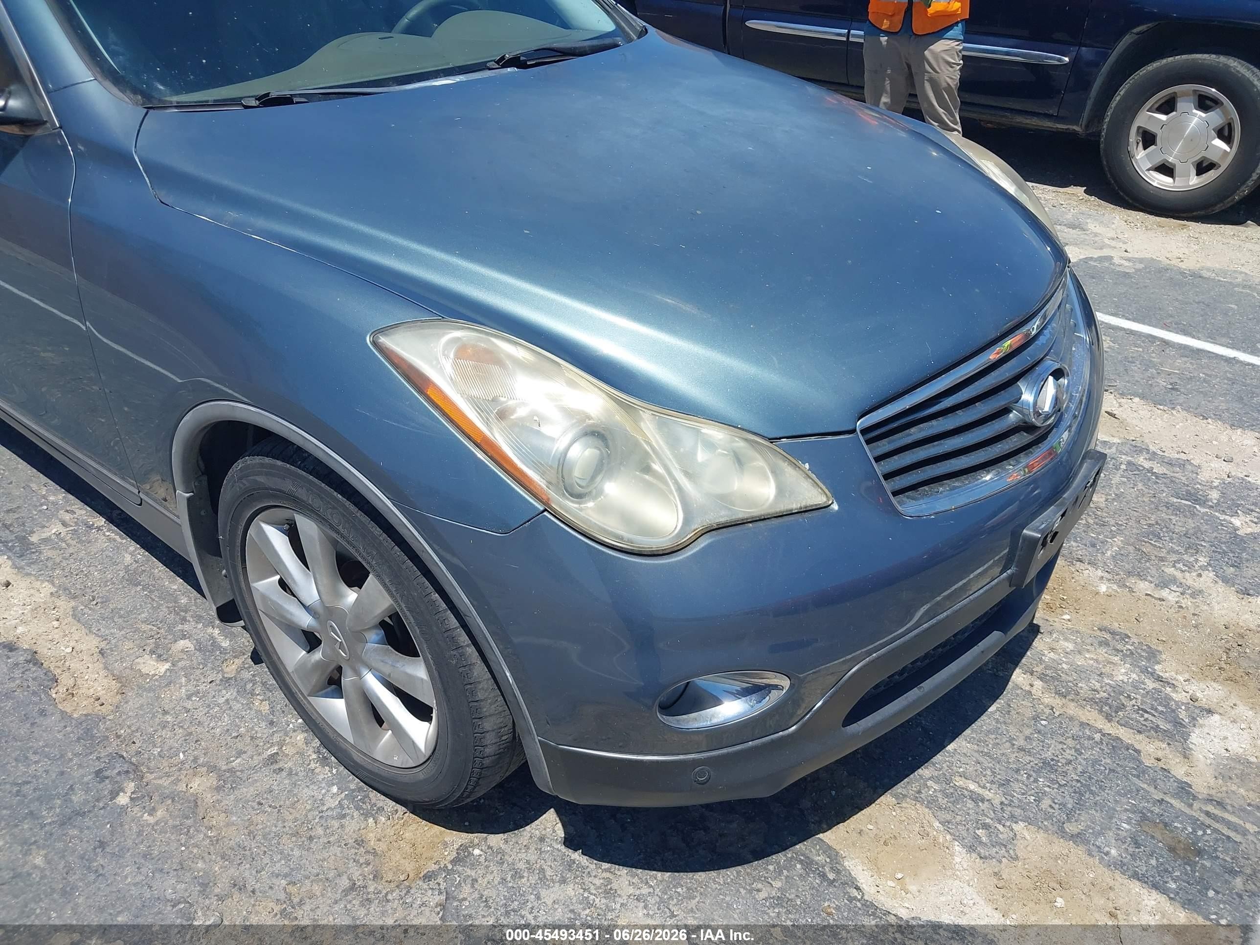 2008 Infiniti Ex35 Journey Blue vin: JNKAJ09F08M358730