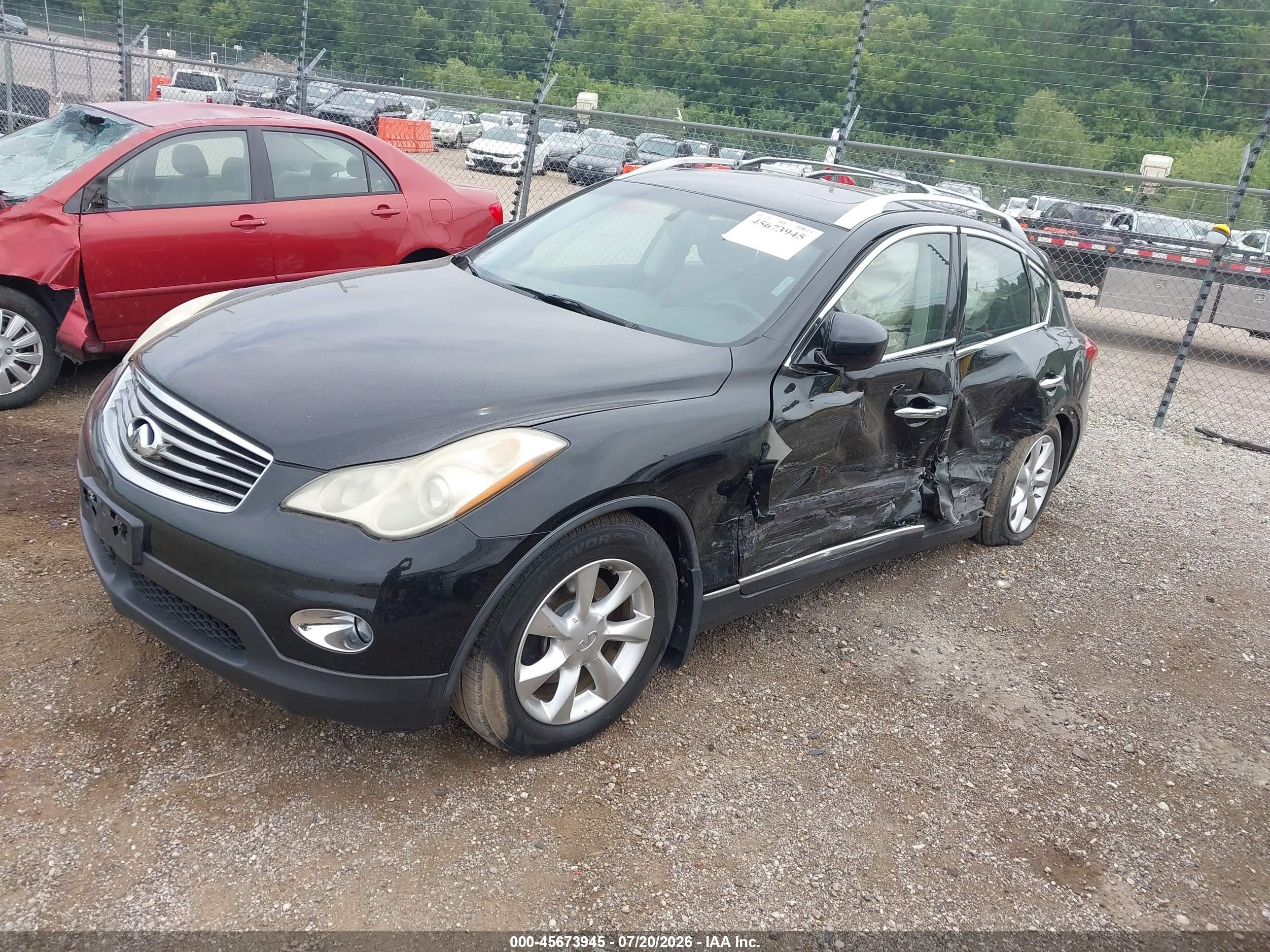 2009 Infiniti Ex35 Journey Black vin: JNKAJ09F09M951280