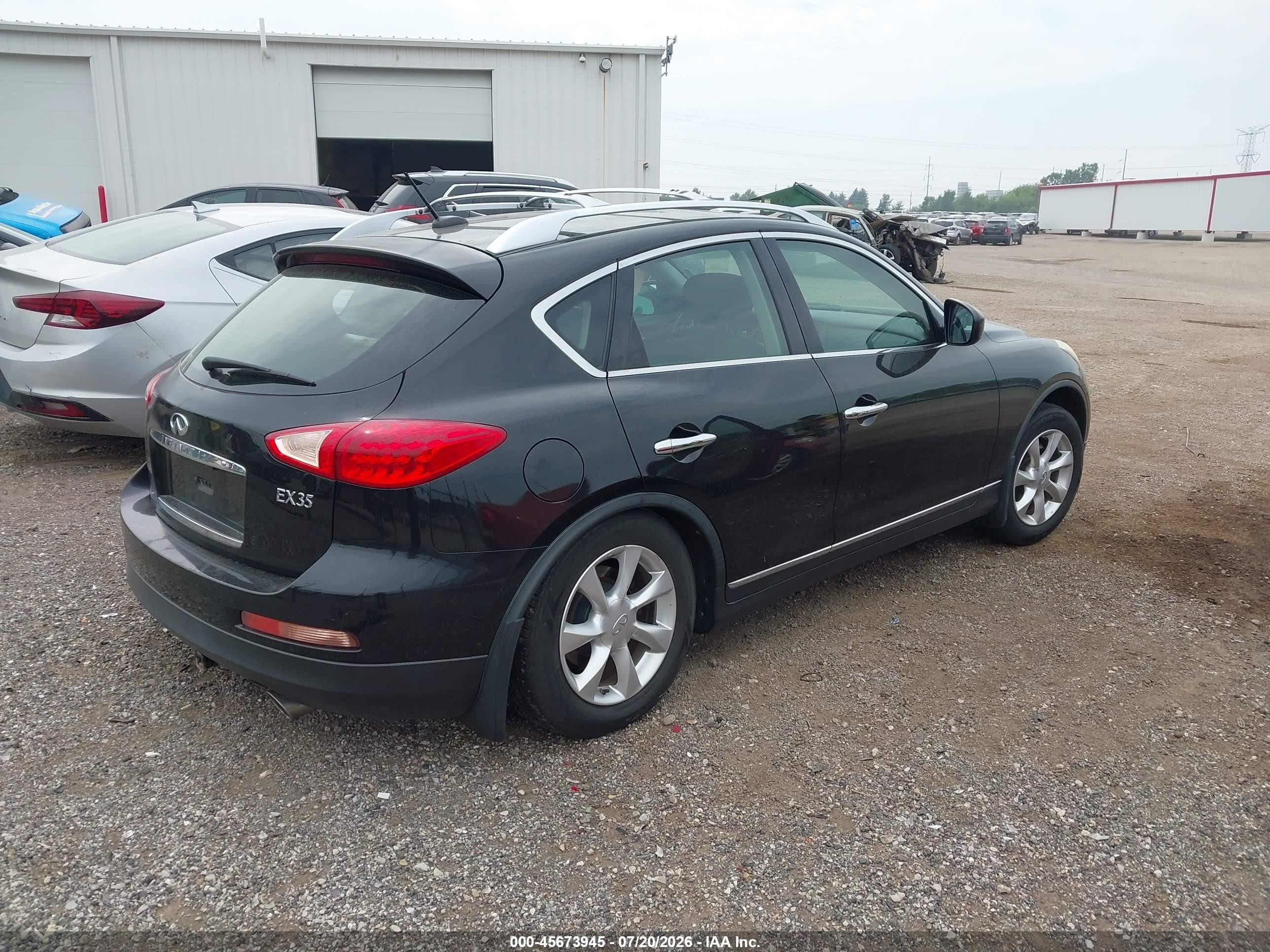 2009 Infiniti Ex35 Journey Black vin: JNKAJ09F09M951280