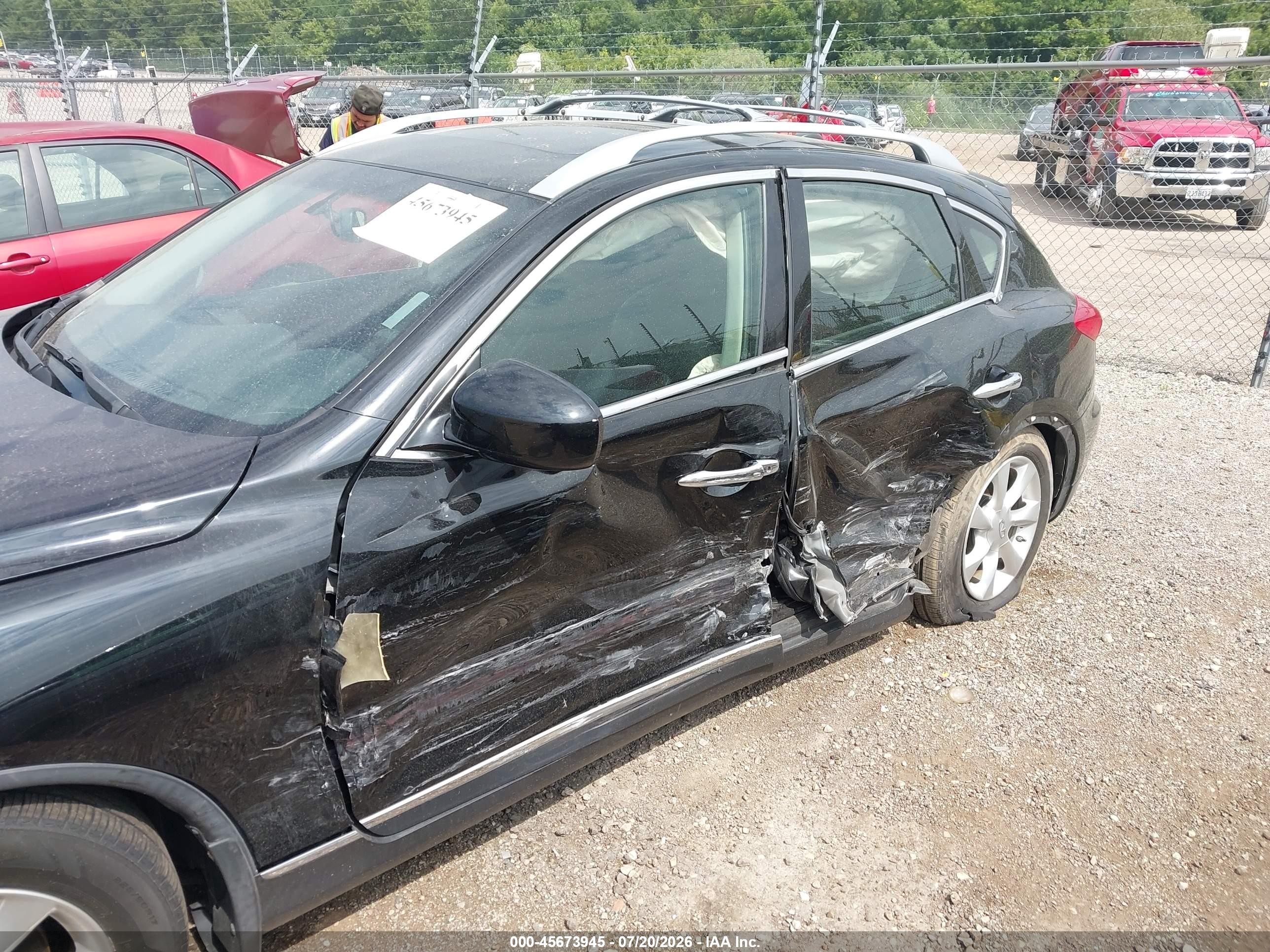 2009 Infiniti Ex35 Journey Black vin: JNKAJ09F09M951280