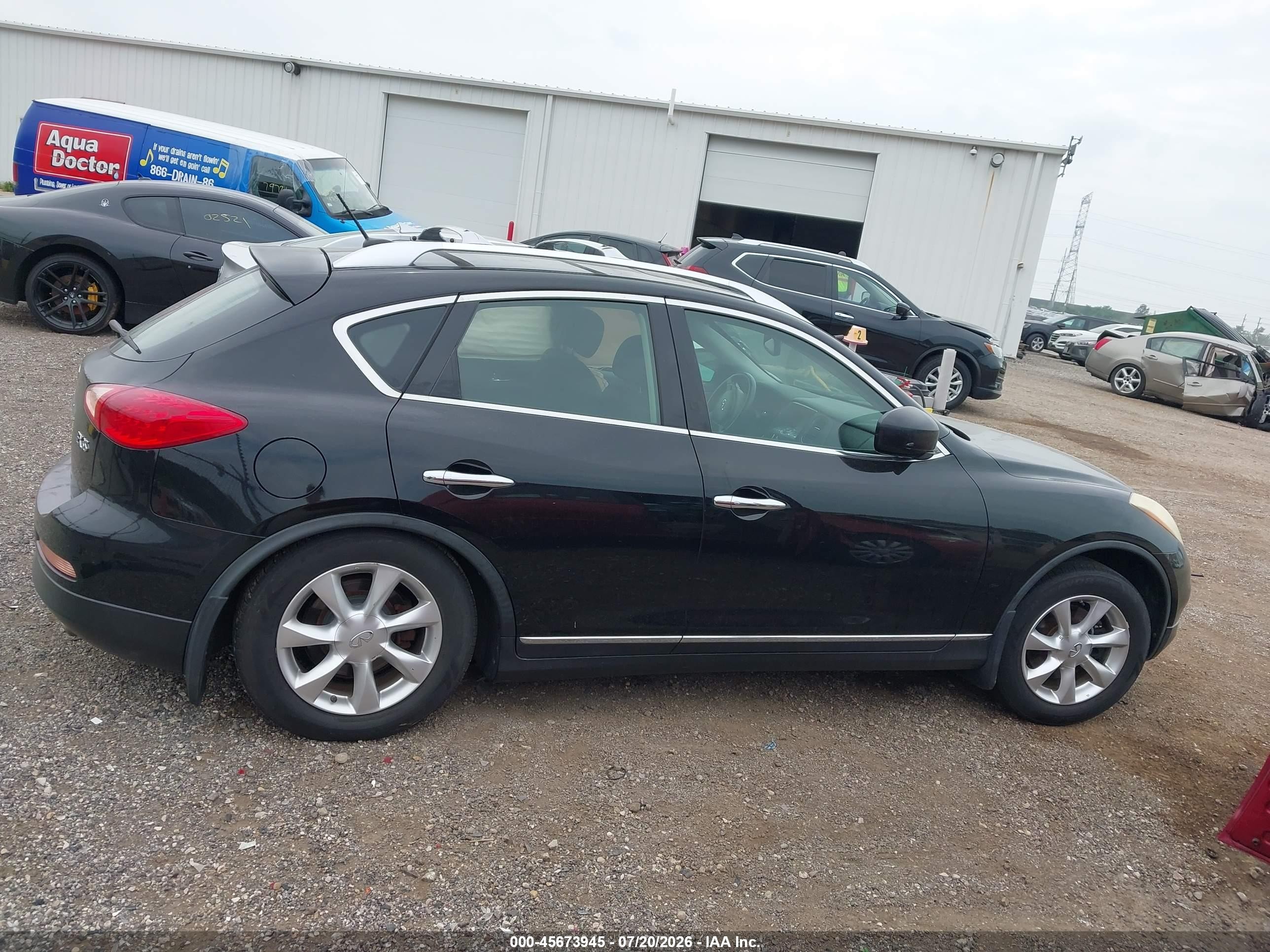 2009 Infiniti Ex35 Journey Black vin: JNKAJ09F09M951280