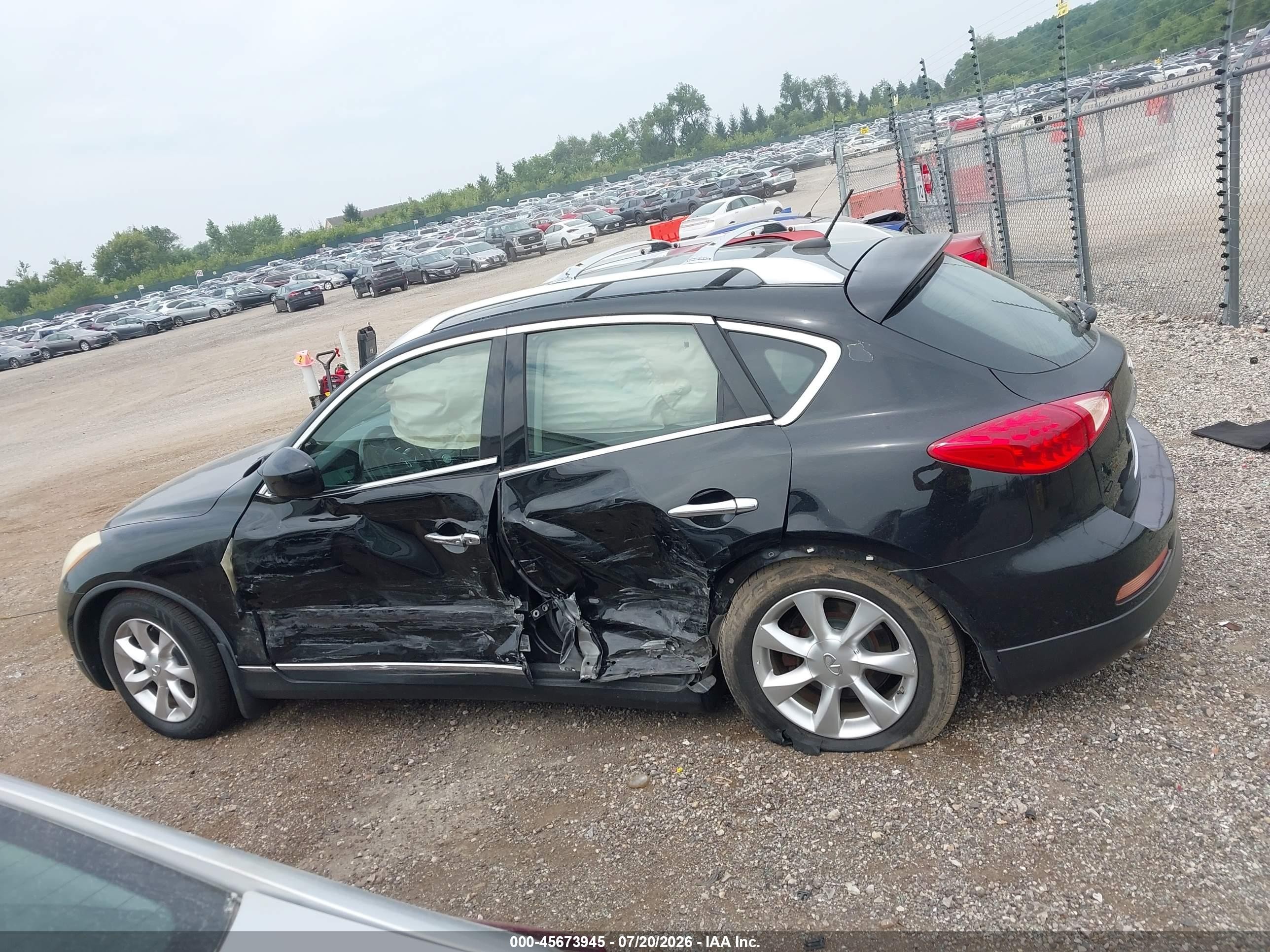 2009 Infiniti Ex35 Journey Black vin: JNKAJ09F09M951280