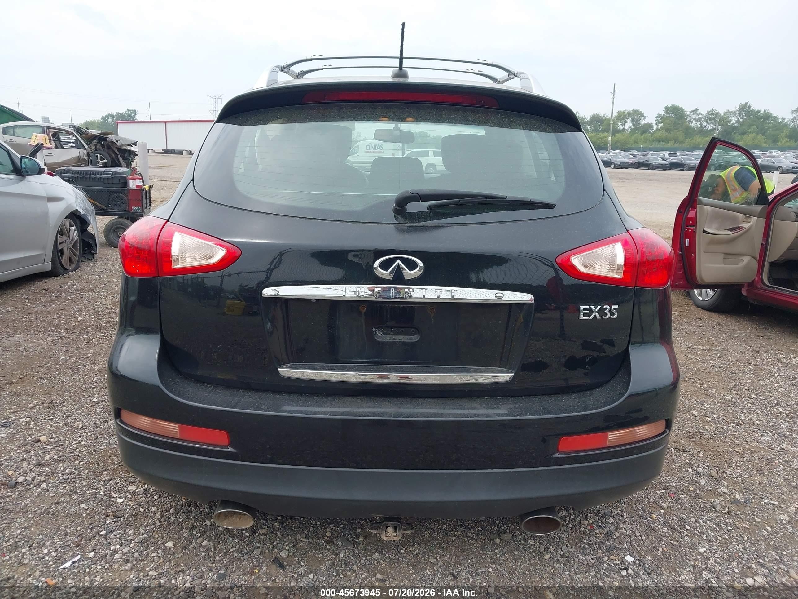 2009 Infiniti Ex35 Journey Black vin: JNKAJ09F09M951280
