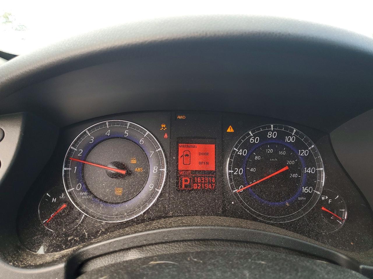 2009 Infiniti Ex35 Base Black vin: JNKAJ09F09M951294