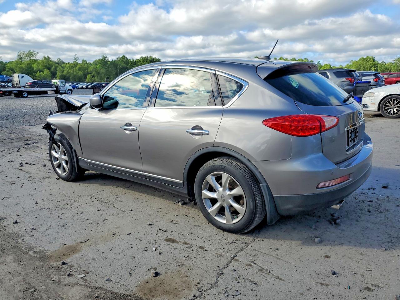 2008 Infiniti Ex35 Base Silver vin: JNKAJ09F18M354735