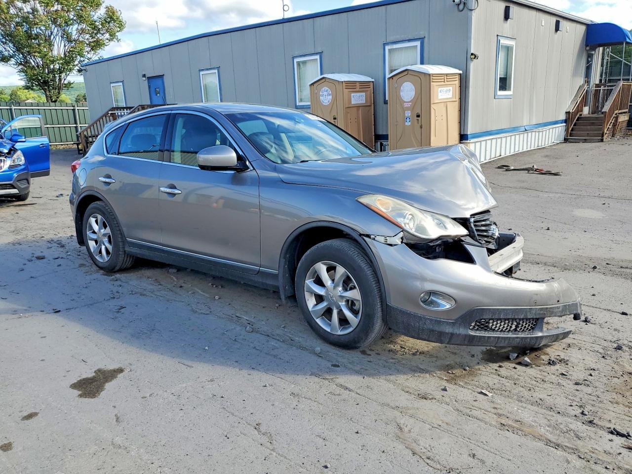 2008 Infiniti Ex35 Base Silver vin: JNKAJ09F18M354735