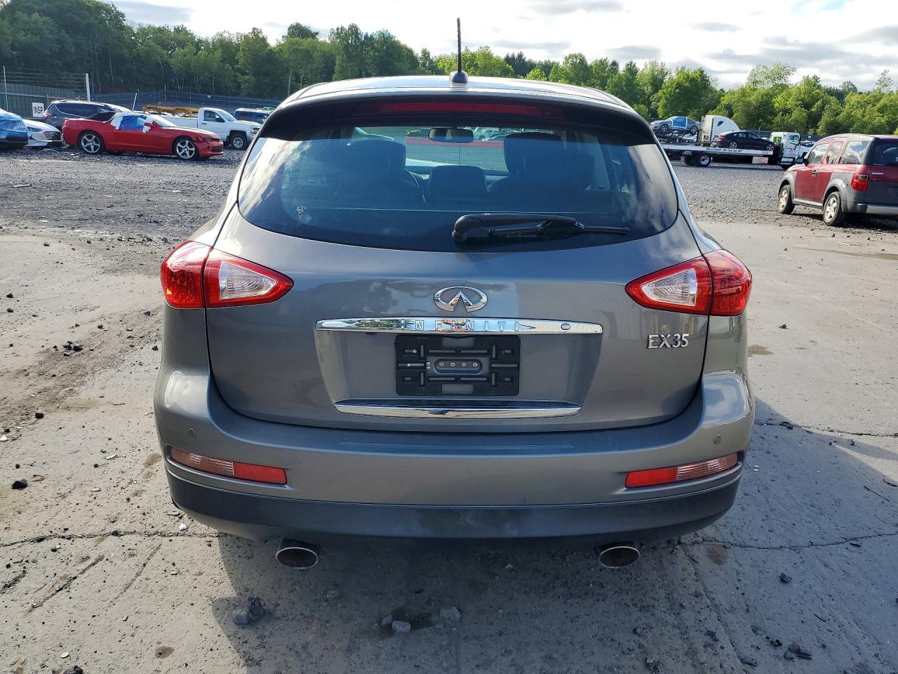 2008 Infiniti Ex35 Base Silver vin: JNKAJ09F18M354735