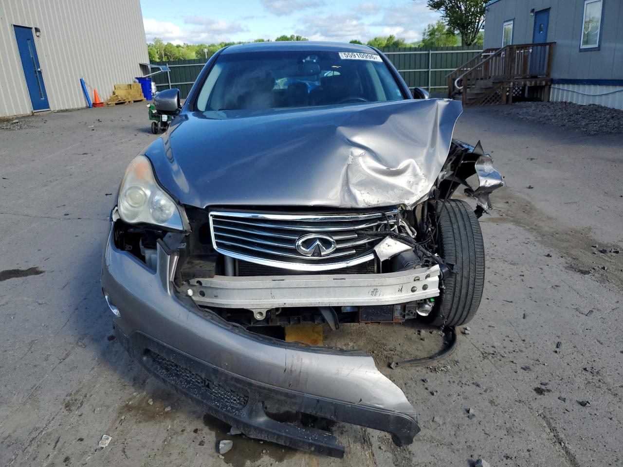 2008 Infiniti Ex35 Base Silver vin: JNKAJ09F18M354735