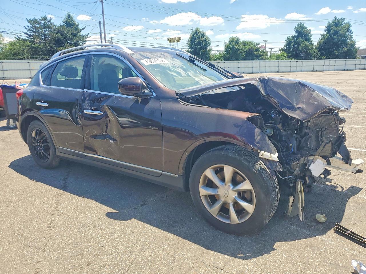 2008 Infiniti Ex35 Base Brown vin: JNKAJ09F18M358980