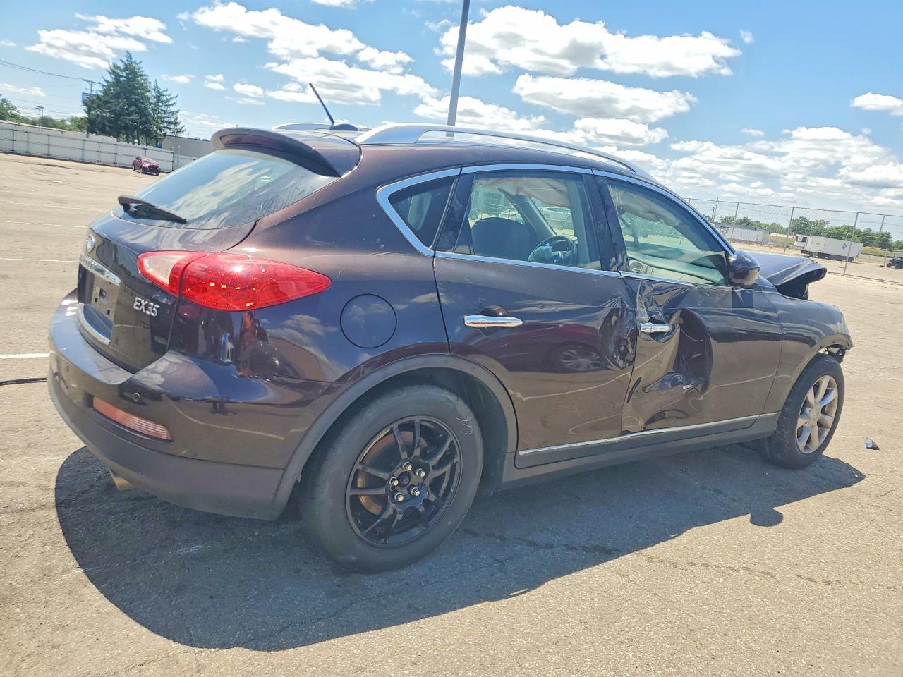 2008 Infiniti Ex35 Base Brown vin: JNKAJ09F18M358980