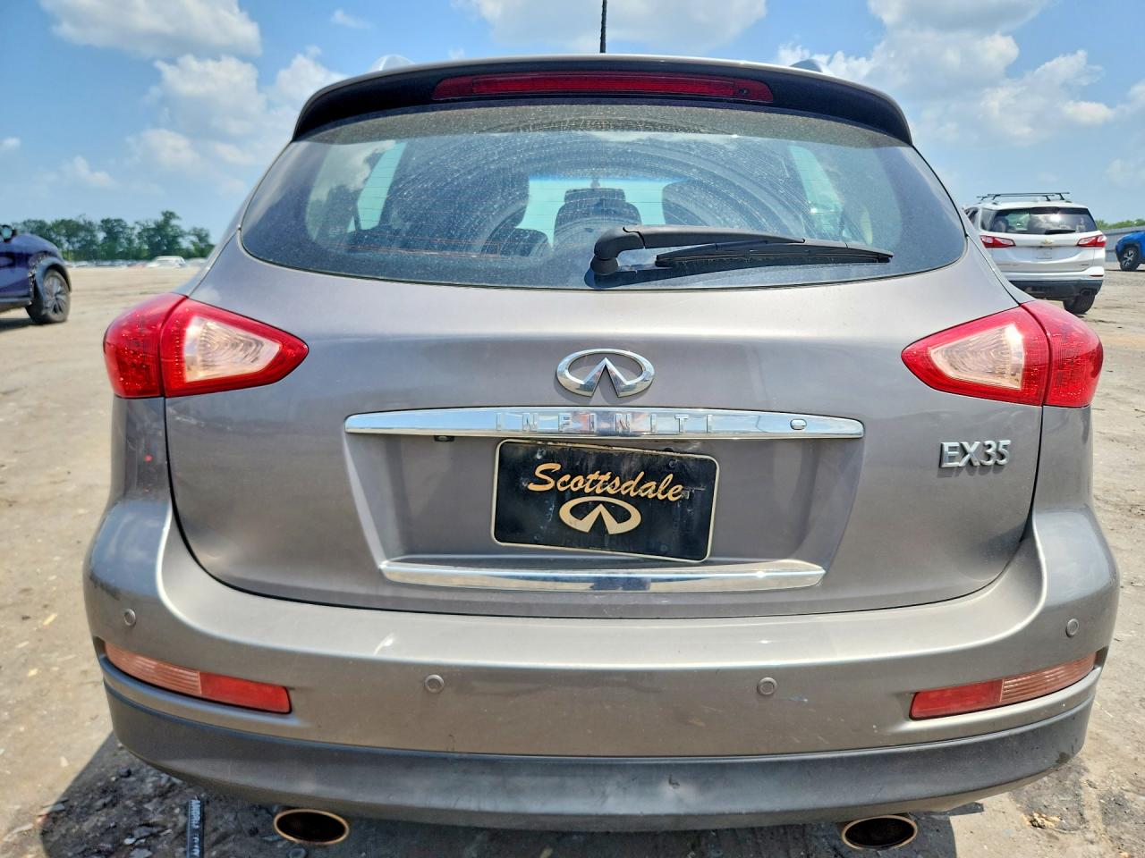 2008 Infiniti Ex35 Base Gray vin: JNKAJ09F18M359840
