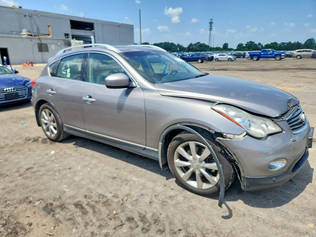 2008 Infiniti Ex35 Base Gray vin: JNKAJ09F18M359840