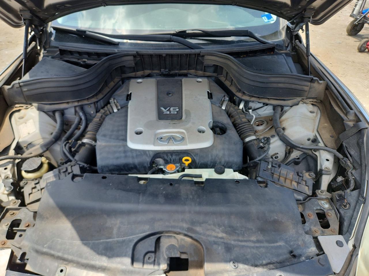 2008 Infiniti Ex35 Base Gray vin: JNKAJ09F18M359840