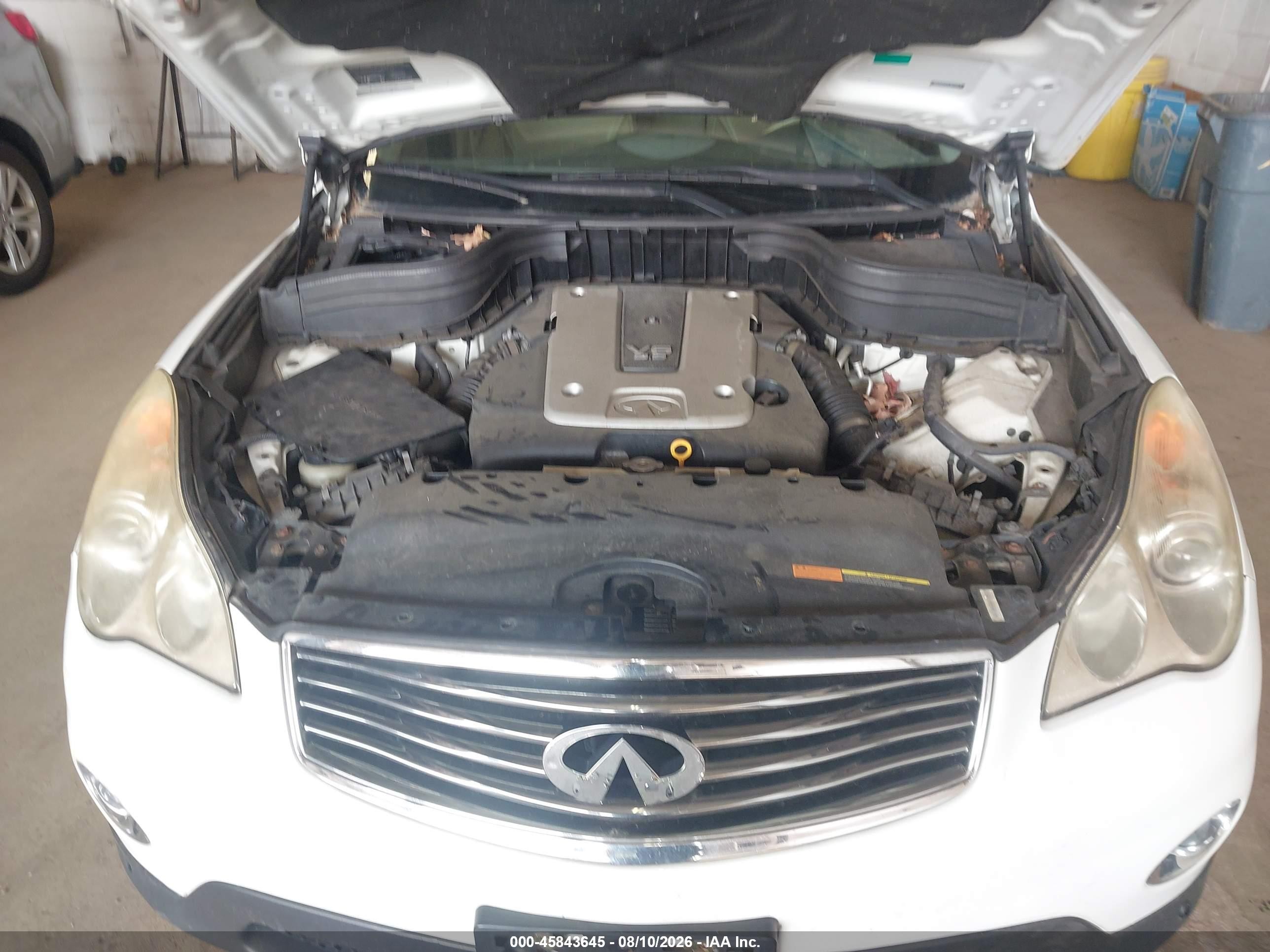 2008 Infiniti Ex35 Journey White vin: JNKAJ09F18M361037