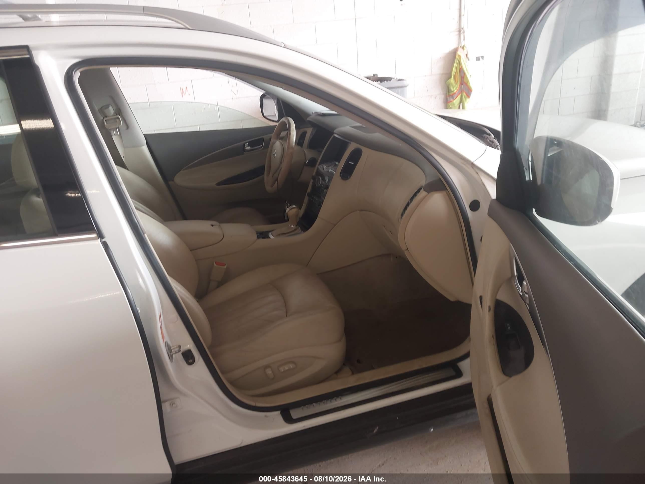 2008 Infiniti Ex35 Journey White vin: JNKAJ09F18M361037