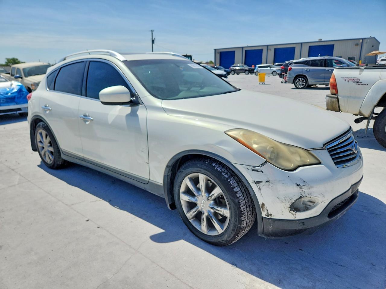 2008 Infiniti Ex35 Base White vin: JNKAJ09F28M359250