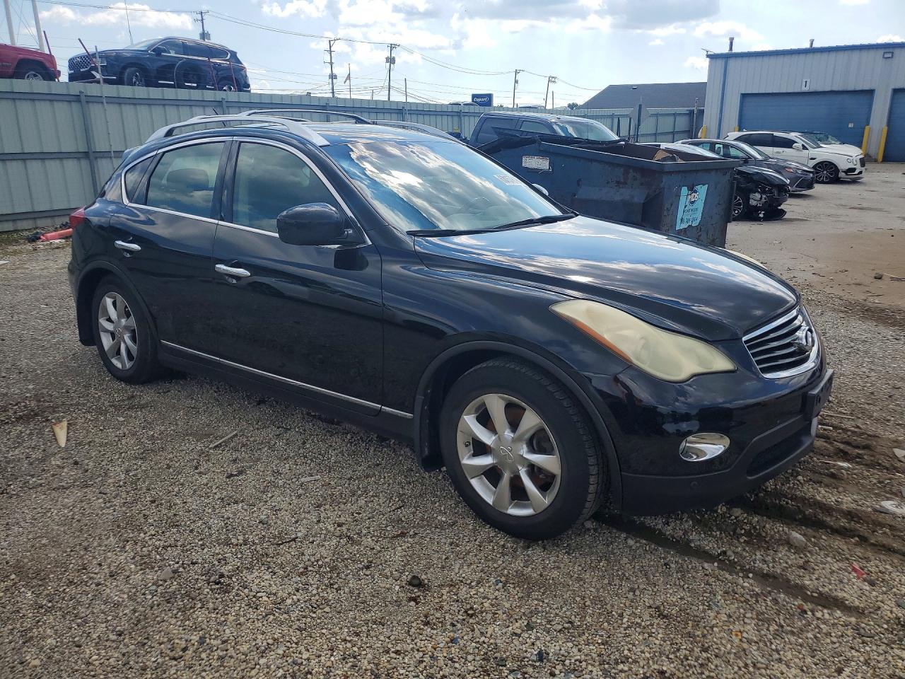 2008 Infiniti Ex35 Base Black vin: JNKAJ09F28M360138
