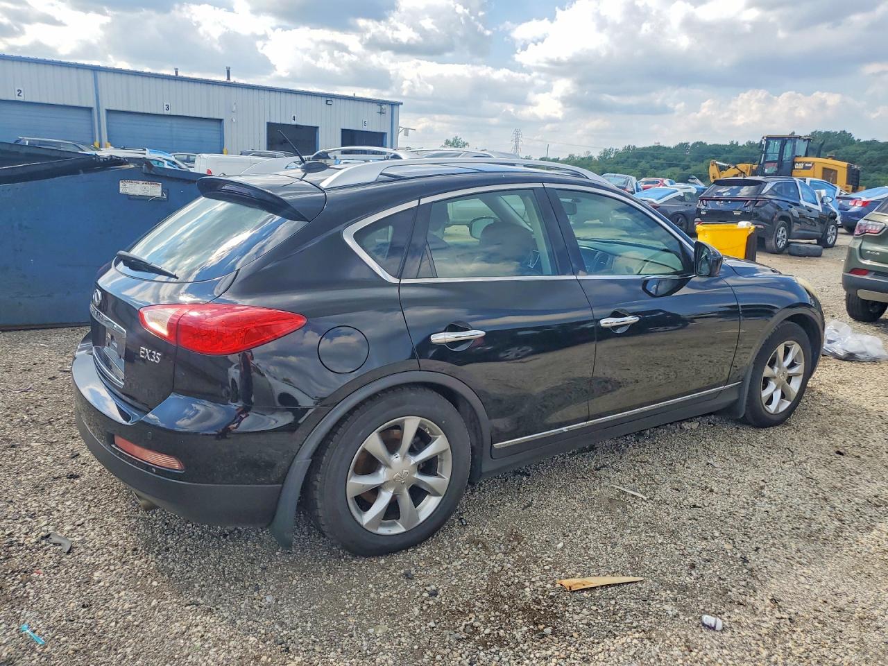 2008 Infiniti Ex35 Base Black vin: JNKAJ09F28M360138