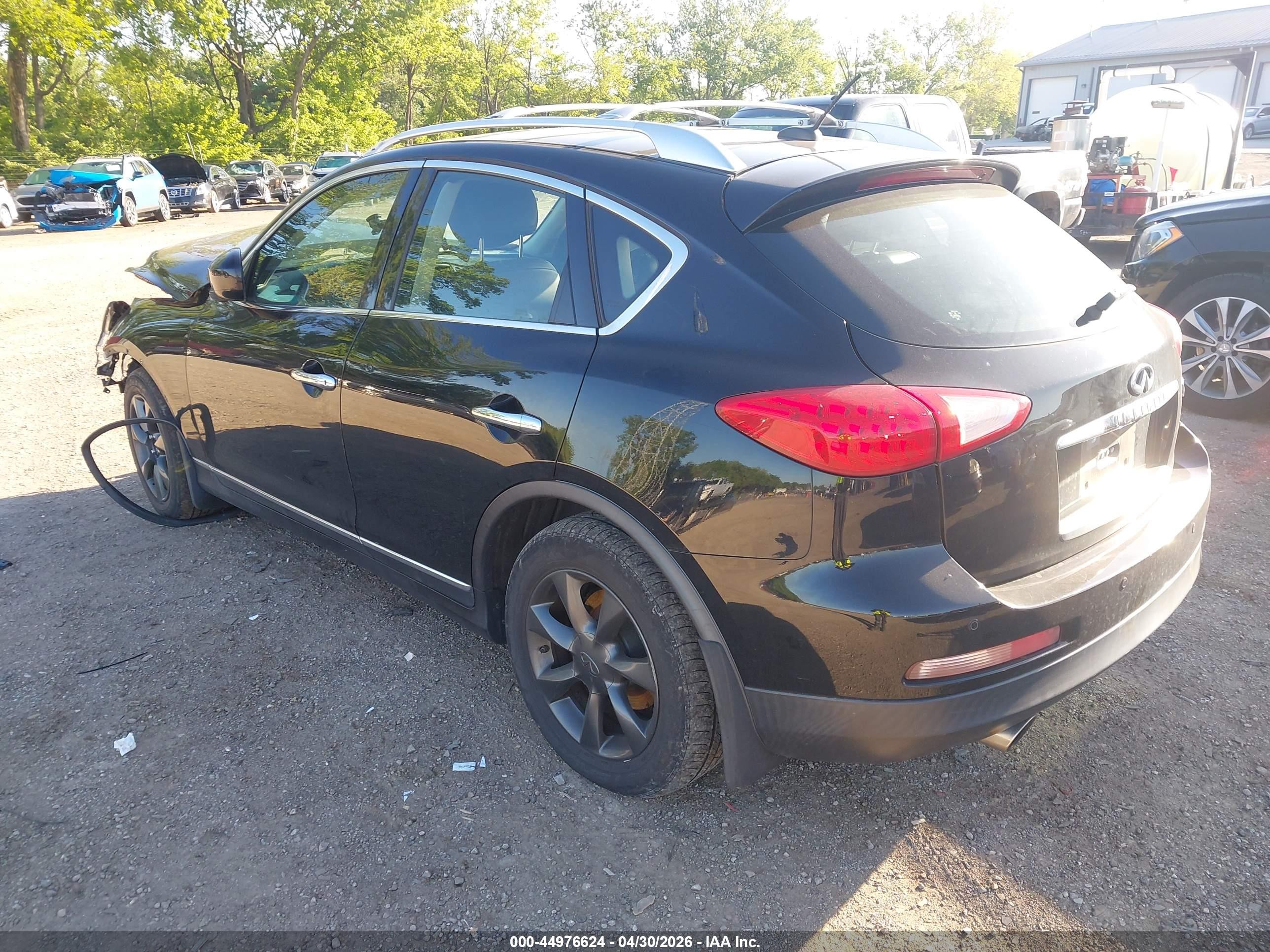 2008 Infiniti Ex35 Journey Black vin: JNKAJ09F28M361385