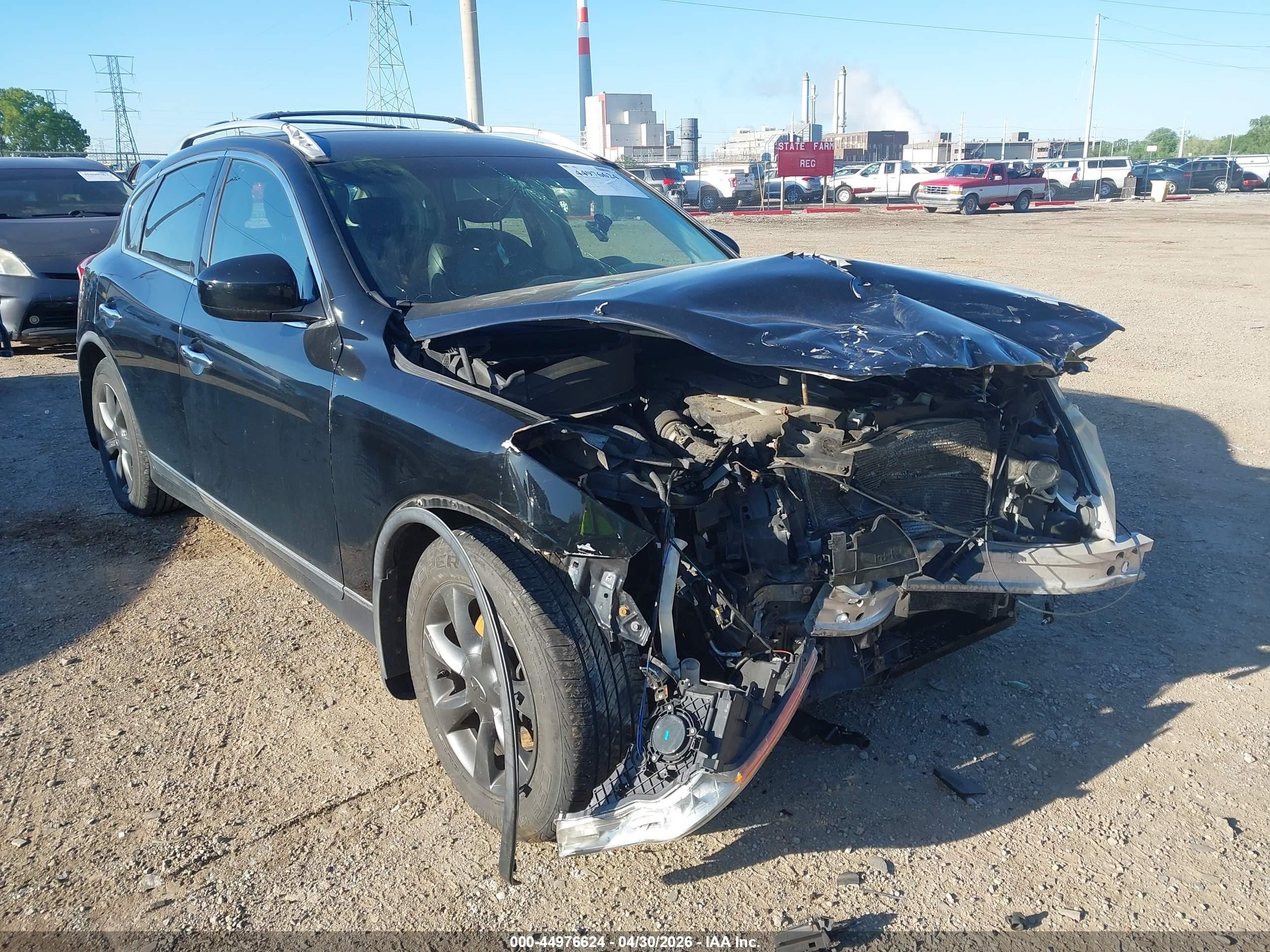 2008 Infiniti Ex35 Journey Black vin: JNKAJ09F28M361385
