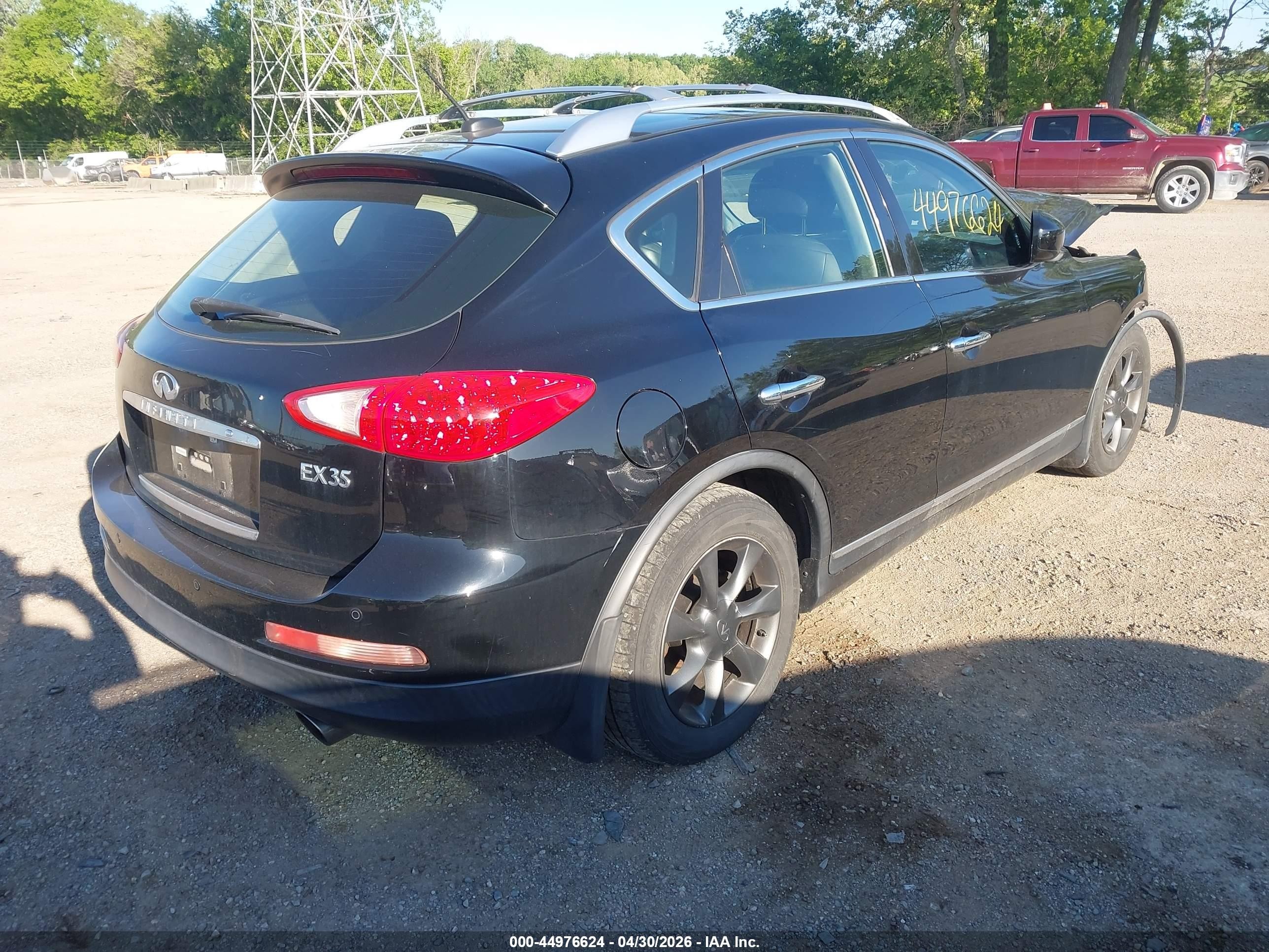 2008 Infiniti Ex35 Journey Black vin: JNKAJ09F28M361385