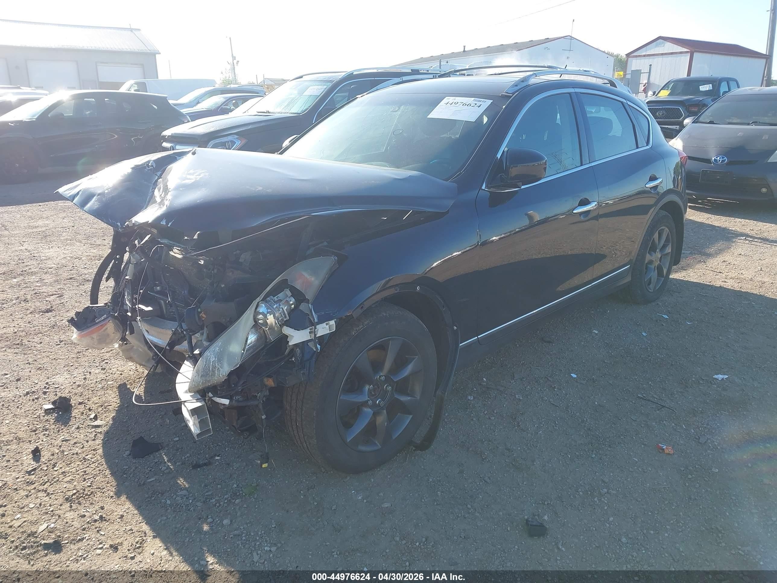 2008 Infiniti Ex35 Journey Black vin: JNKAJ09F28M361385
