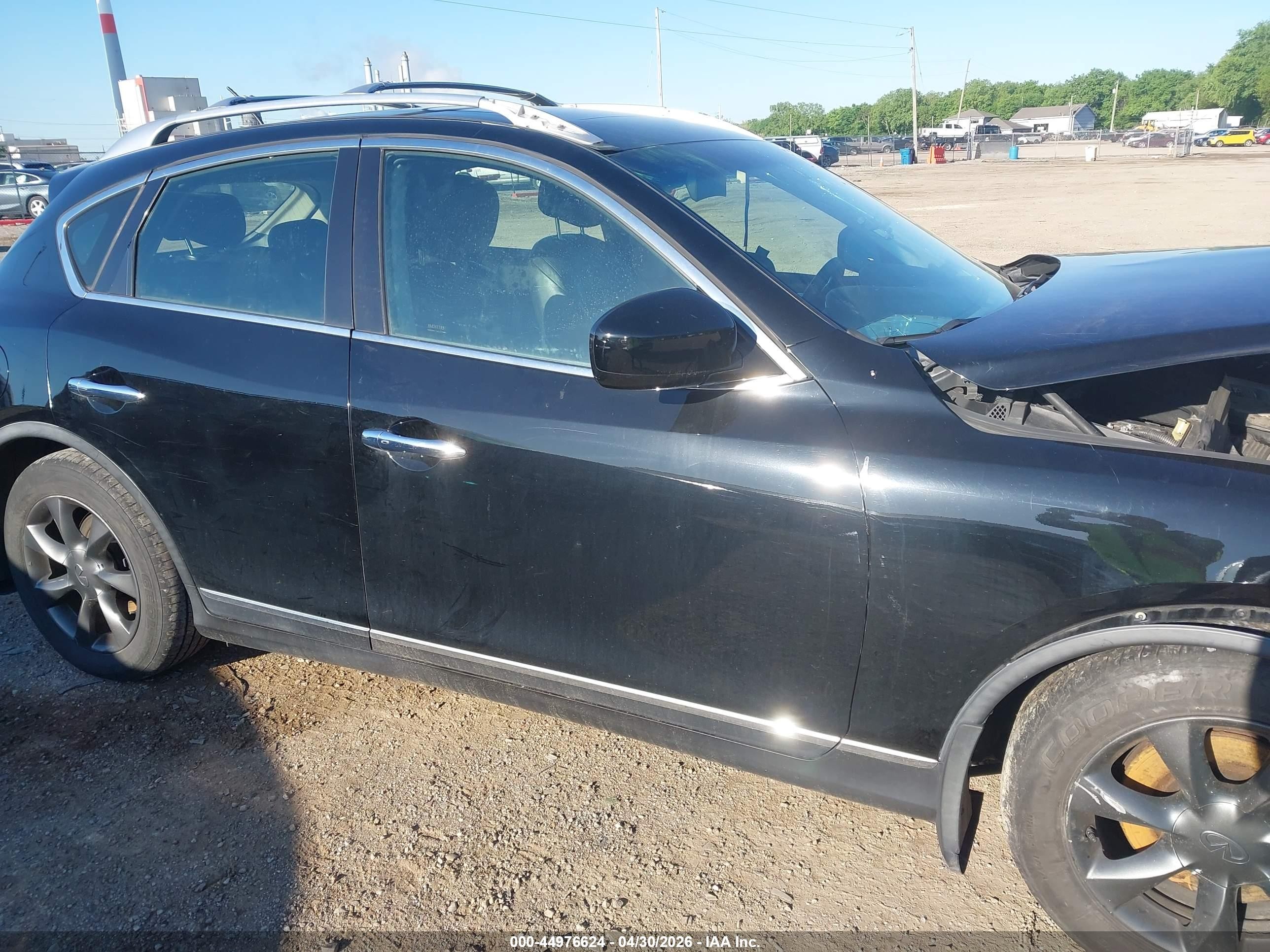 2008 Infiniti Ex35 Journey Black vin: JNKAJ09F28M361385
