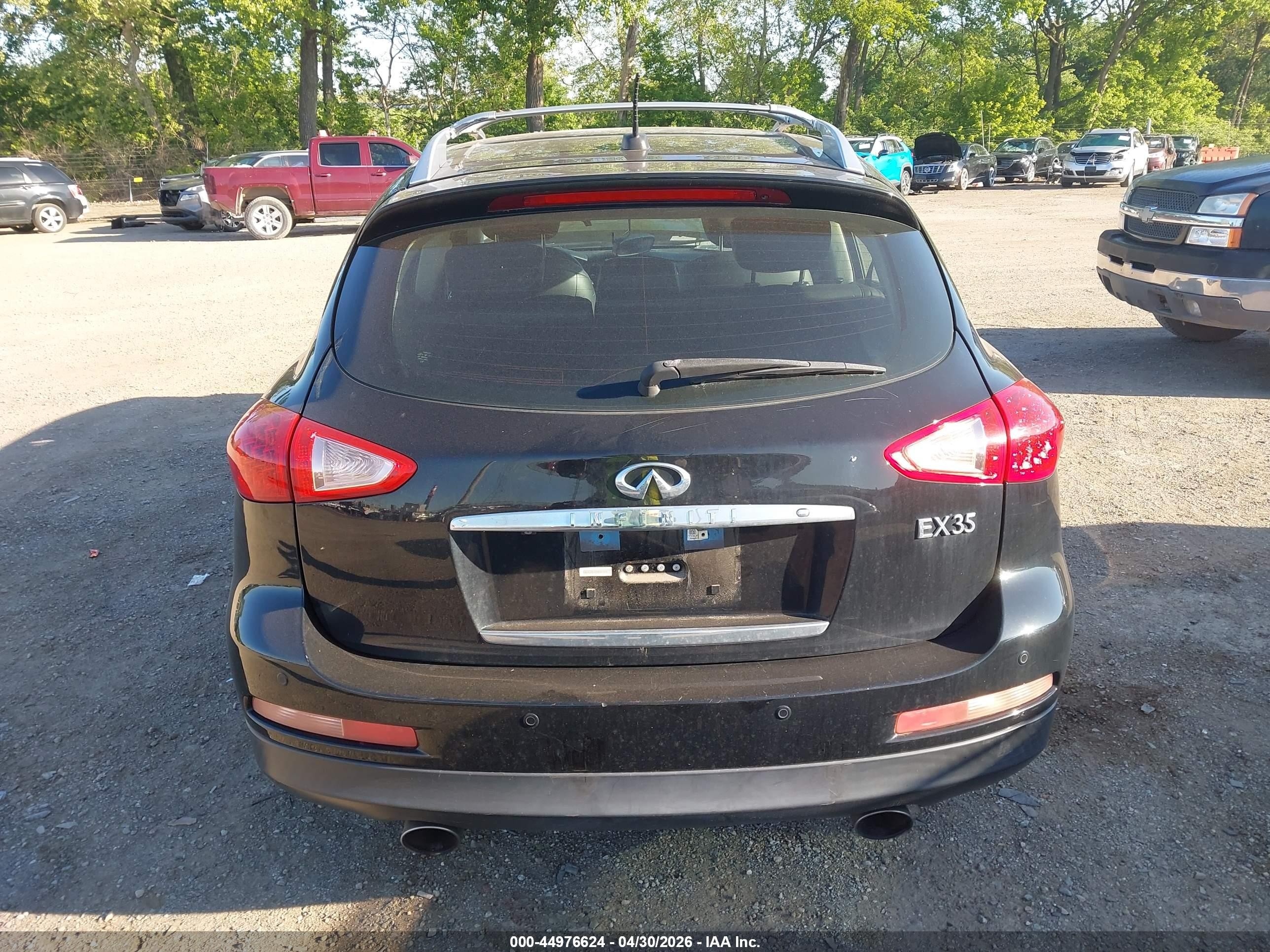 2008 Infiniti Ex35 Journey Black vin: JNKAJ09F28M361385