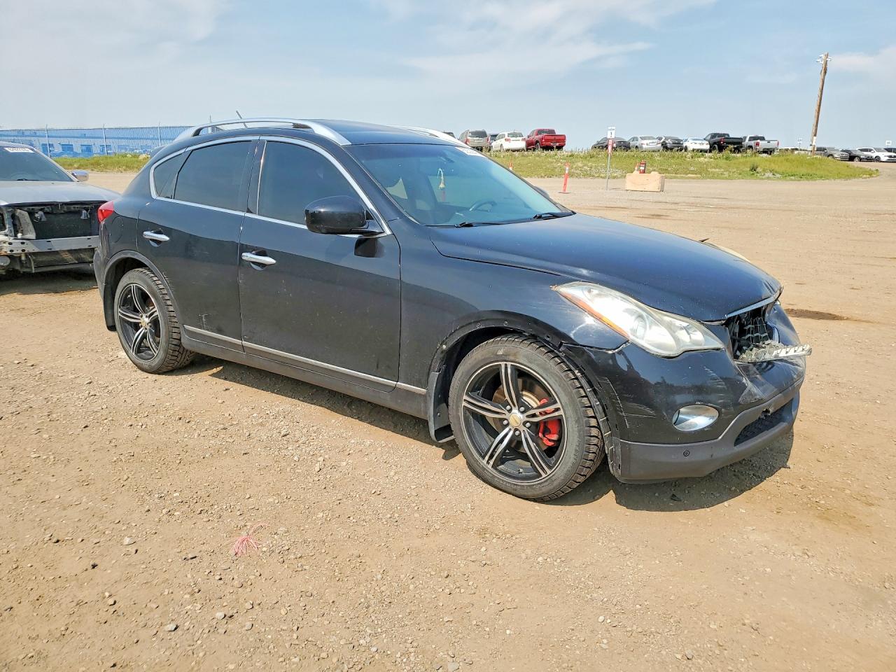 2008 Infiniti Ex35 Base Black vin: JNKAJ09F28M362665