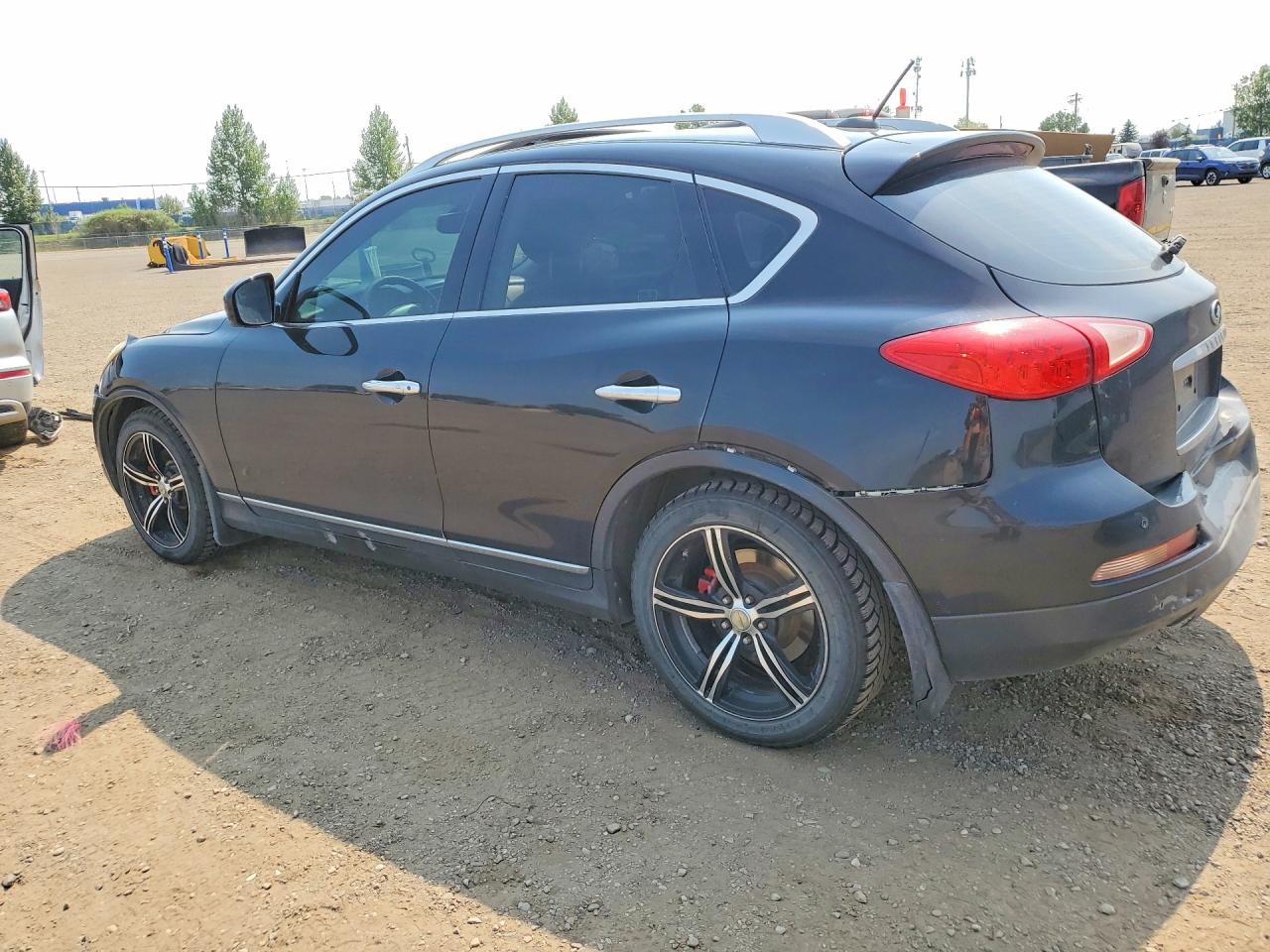 2008 Infiniti Ex35 Base Black vin: JNKAJ09F28M362665