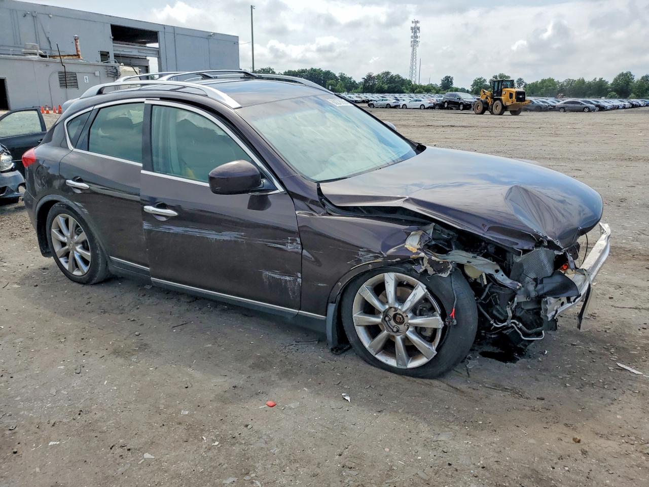 2008 Infiniti Ex35 Base Фиолетовый vin: JNKAJ09F38M361931