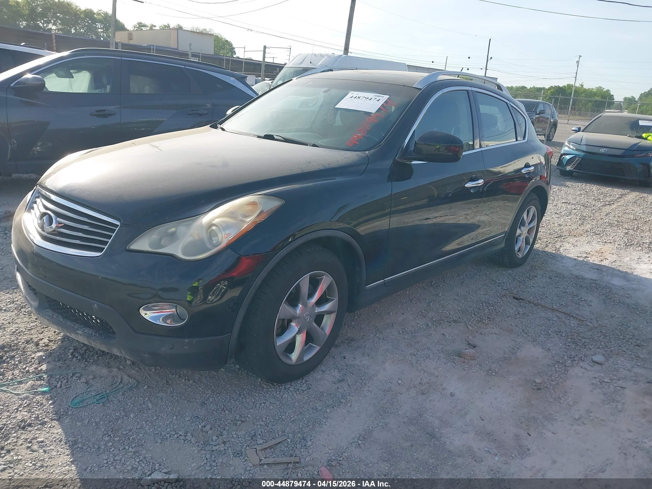 2008 Infiniti Ex35 Journey Black vin: JNKAJ09F38M362285