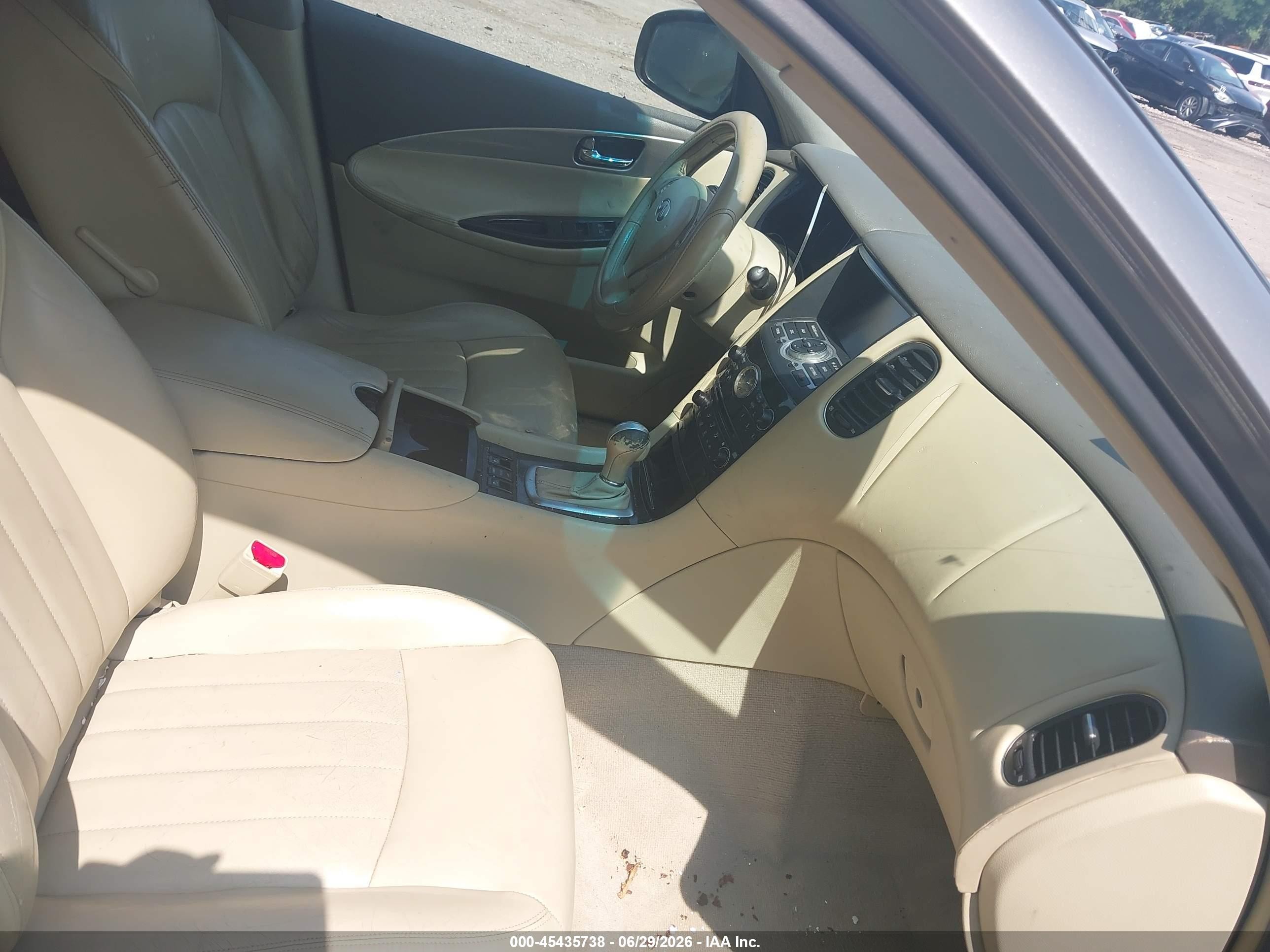 2008 Infiniti Ex35 Journey Gray vin: JNKAJ09F48M358598