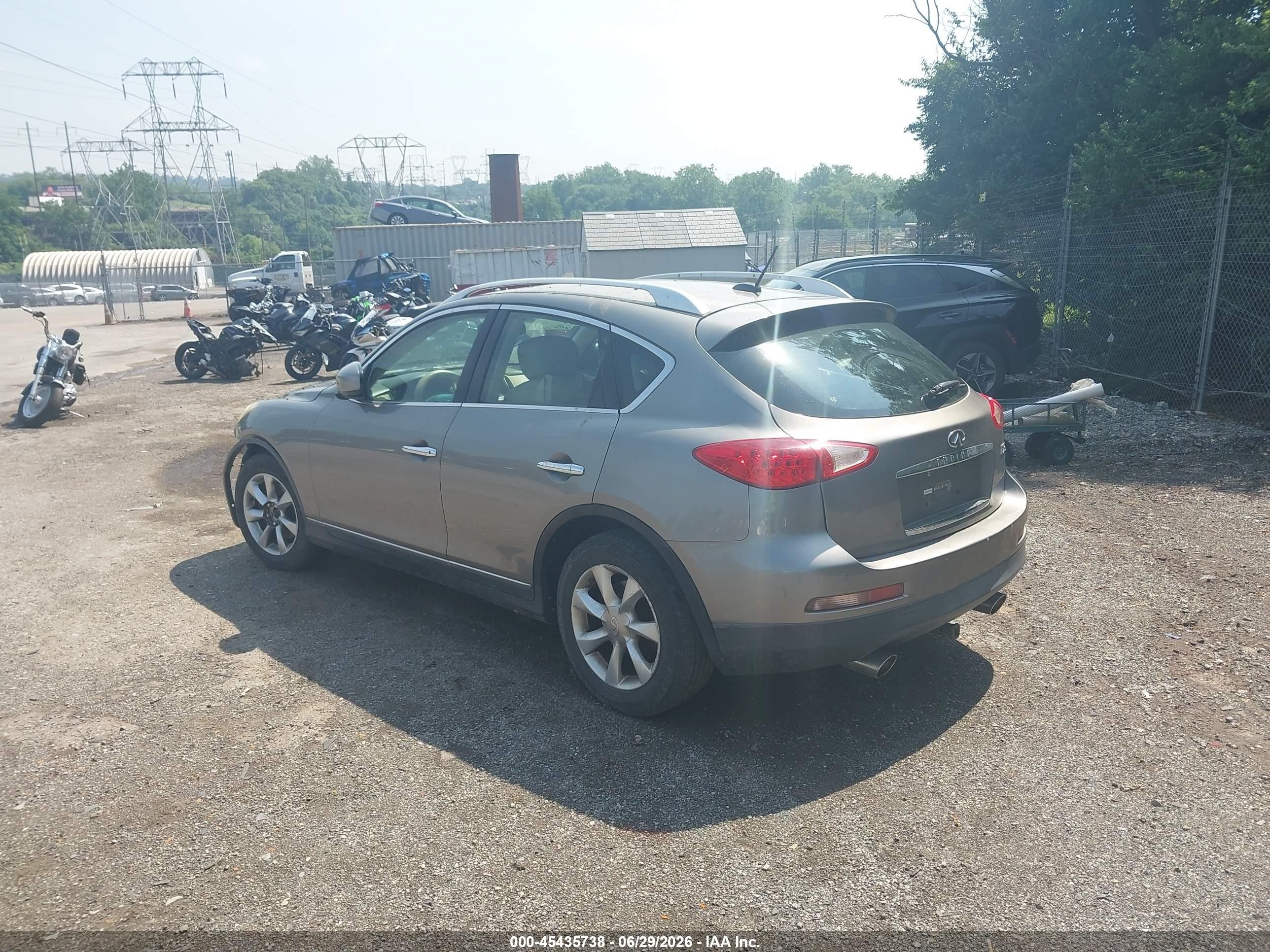 2008 Infiniti Ex35 Journey Gray vin: JNKAJ09F48M358598