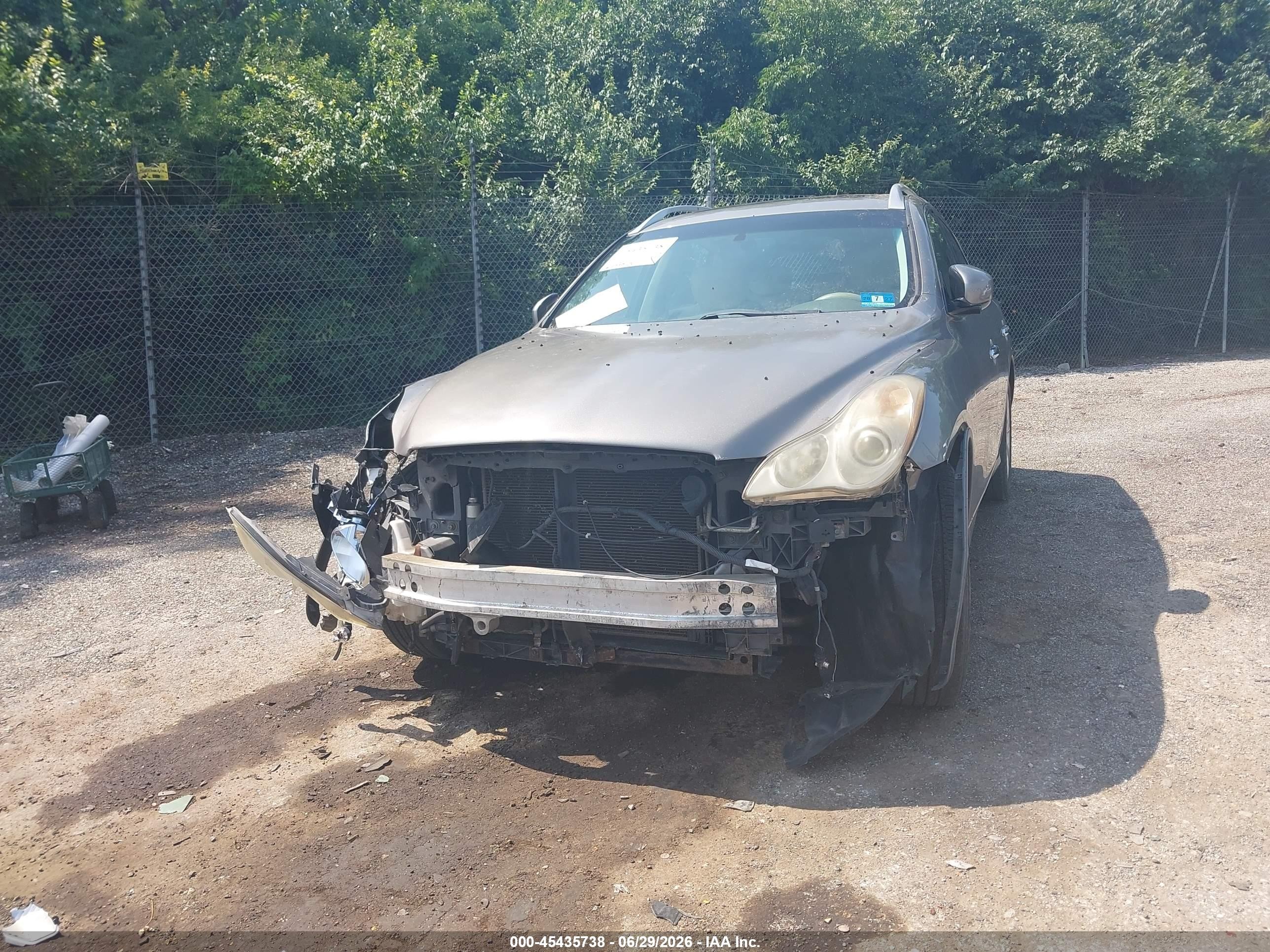 2008 Infiniti Ex35 Journey Gray vin: JNKAJ09F48M358598
