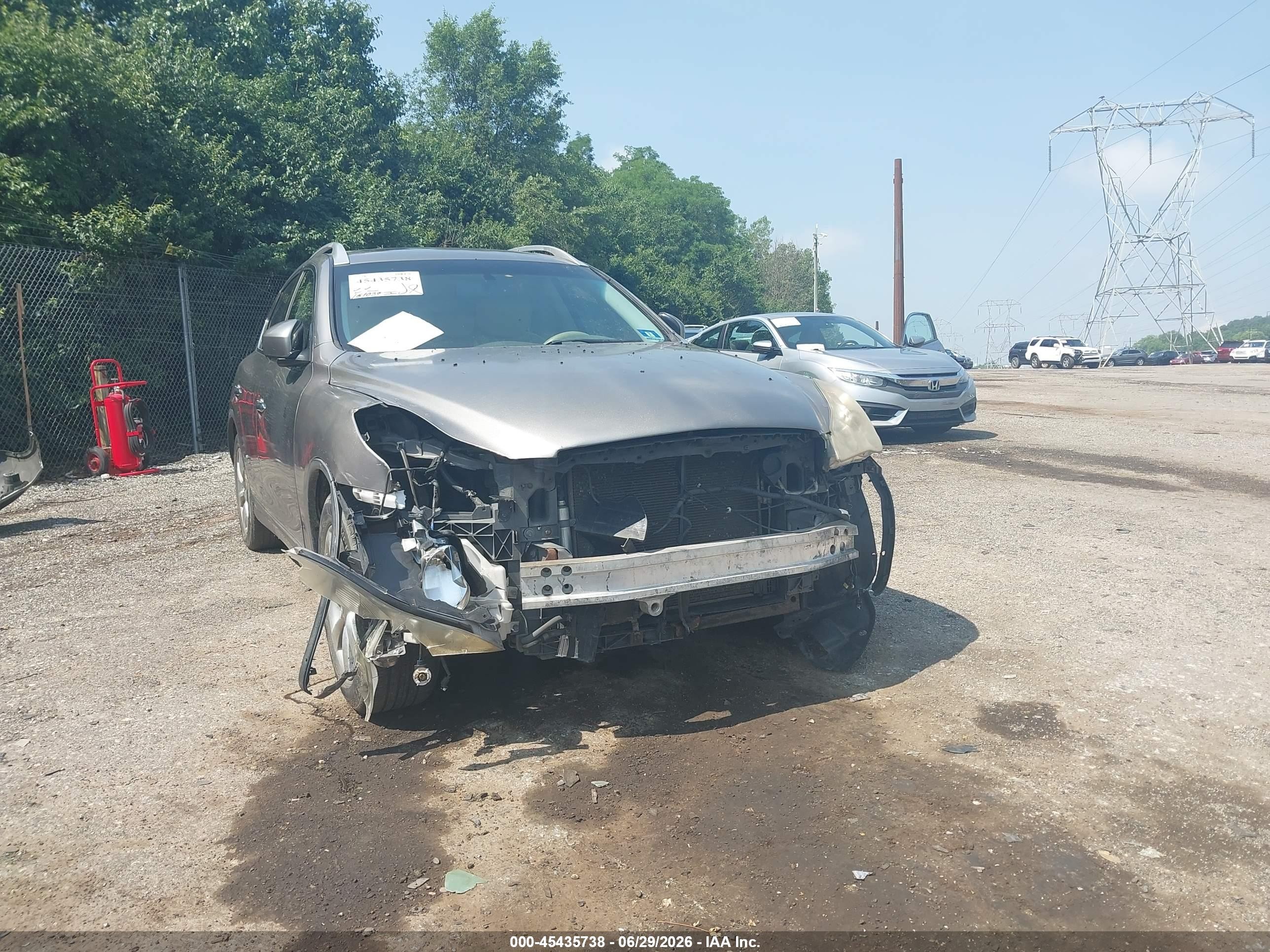 2008 Infiniti Ex35 Journey Gray vin: JNKAJ09F48M358598